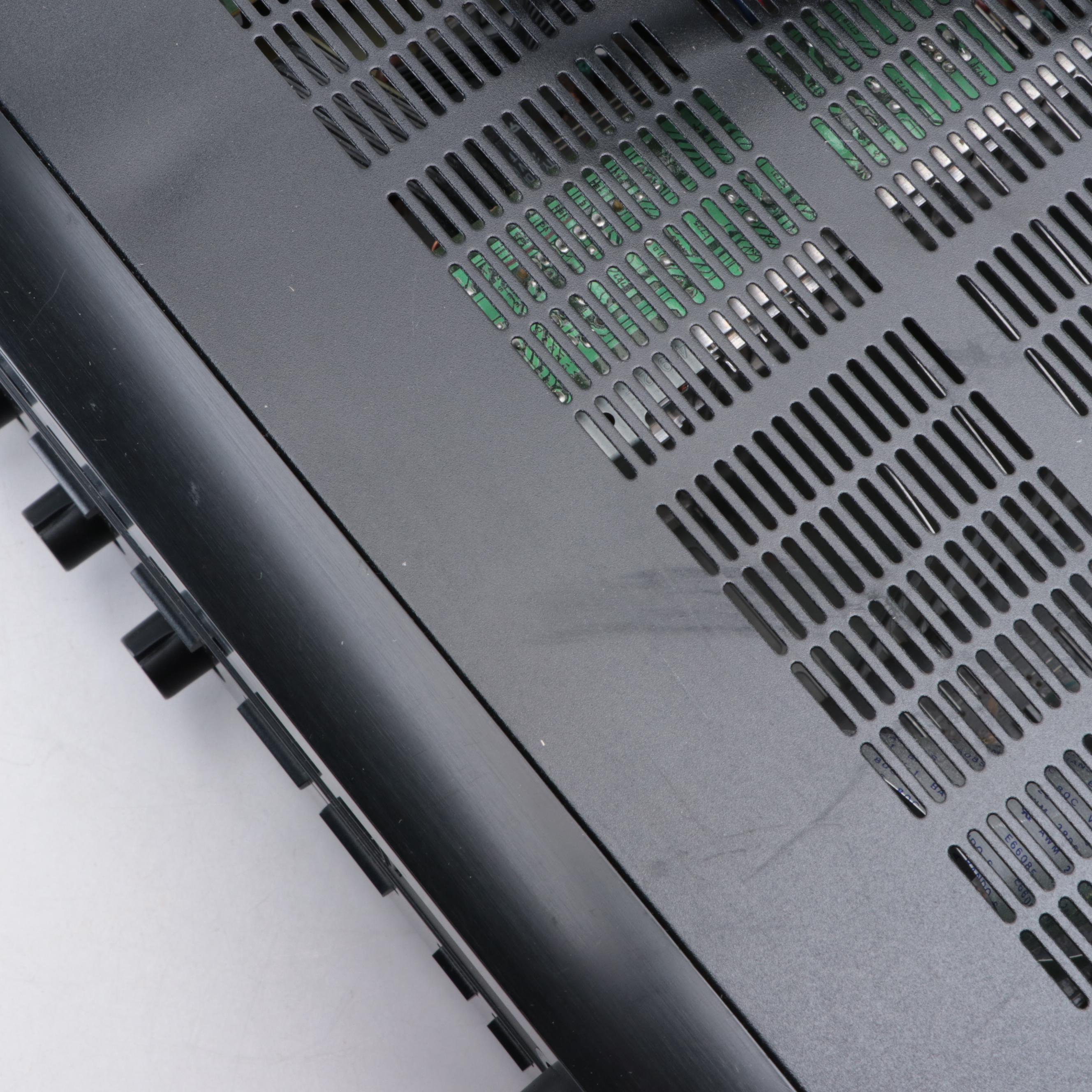 Yamaha AV Receiver With Klipsch and Harman Kardon Bookshelf Speakers