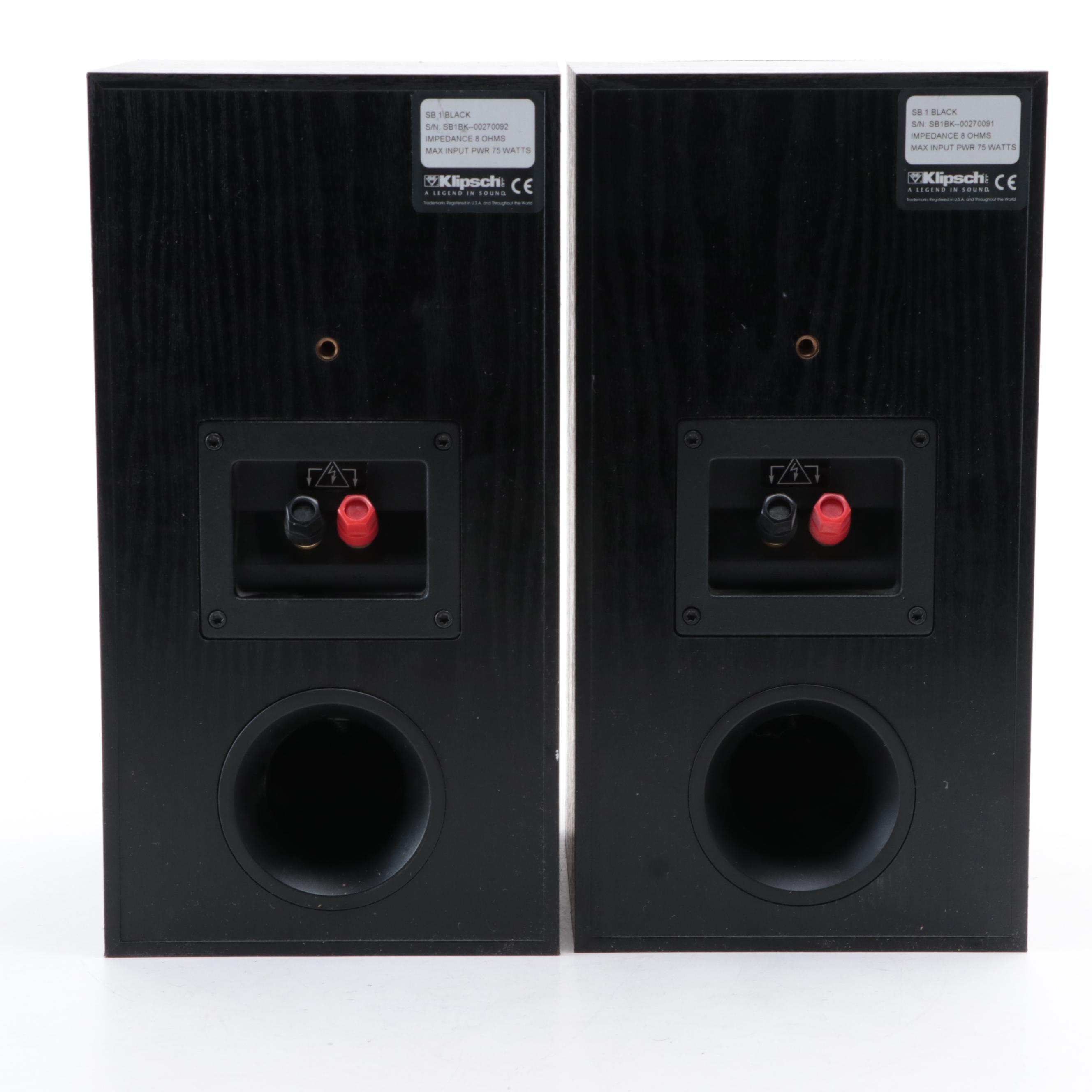 Yamaha AV Receiver With Klipsch and Harman Kardon Bookshelf Speakers