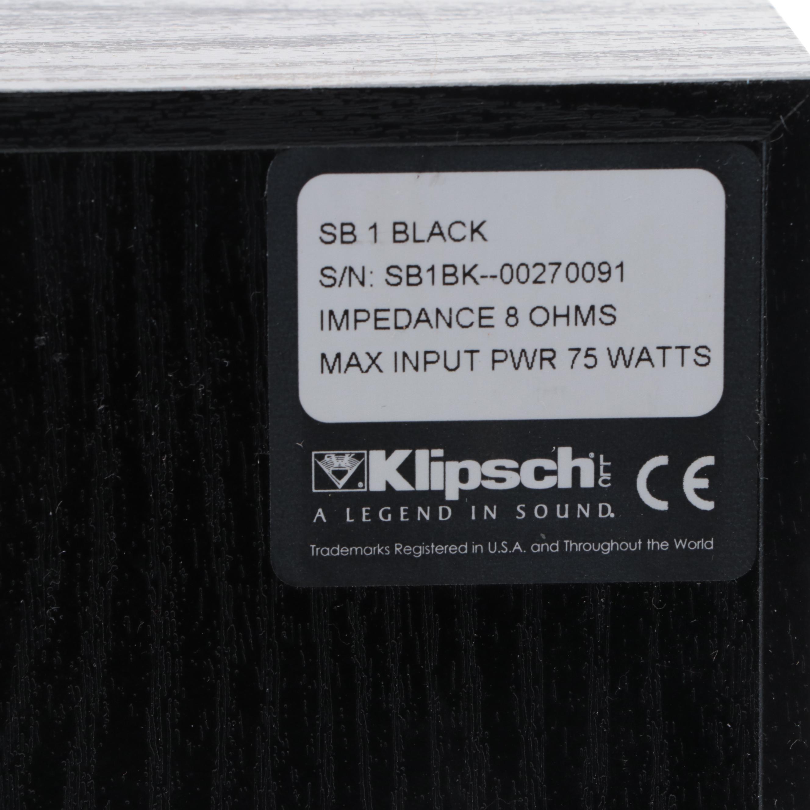 Yamaha AV Receiver With Klipsch and Harman Kardon Bookshelf Speakers