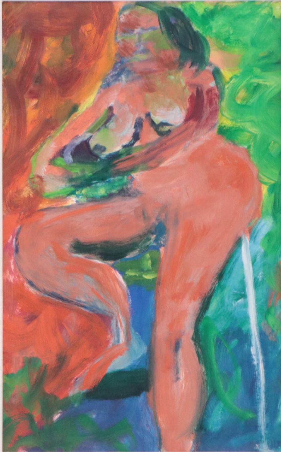 Abstract Nude Acrylic Painting