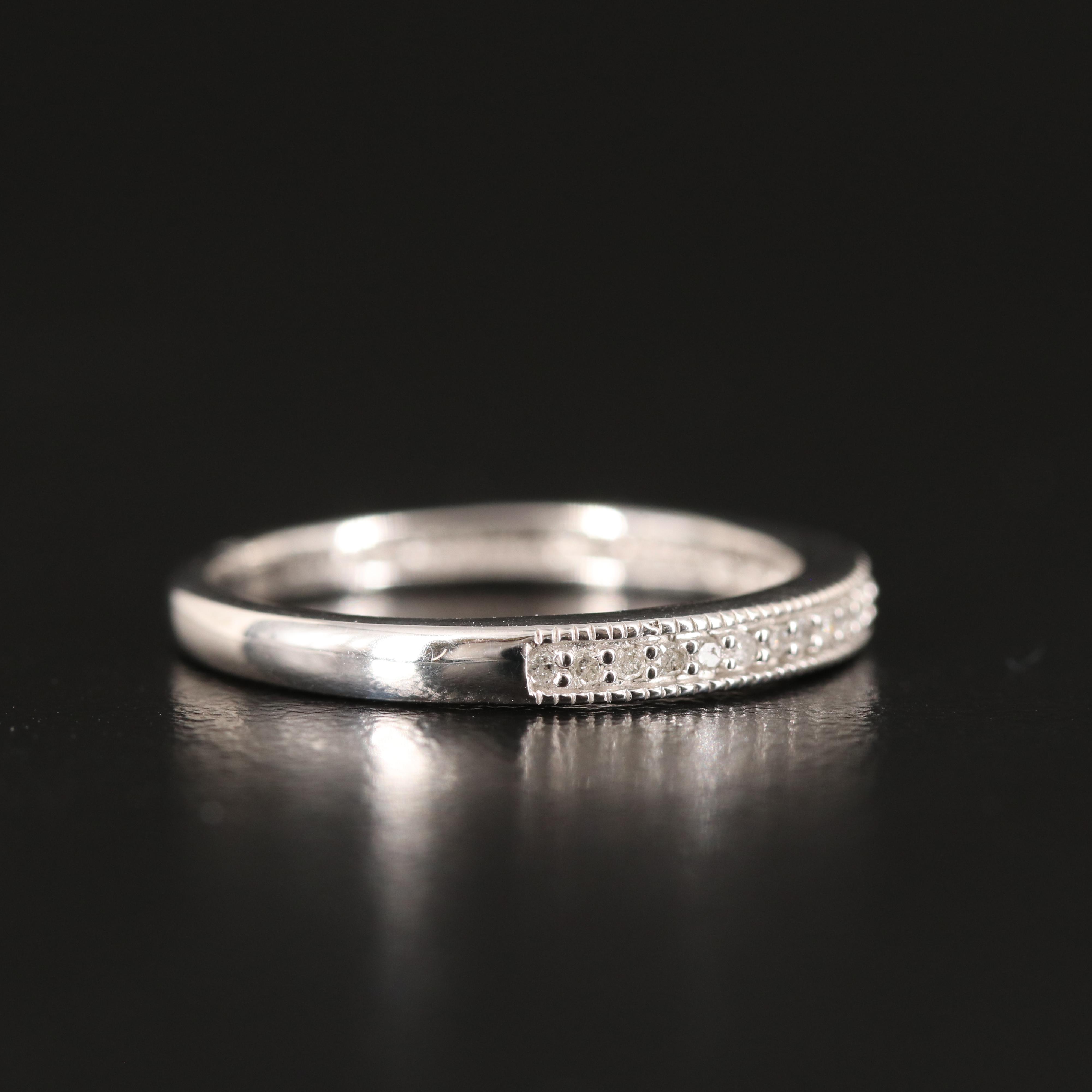 10K 0.10 CTW Diamond Ring