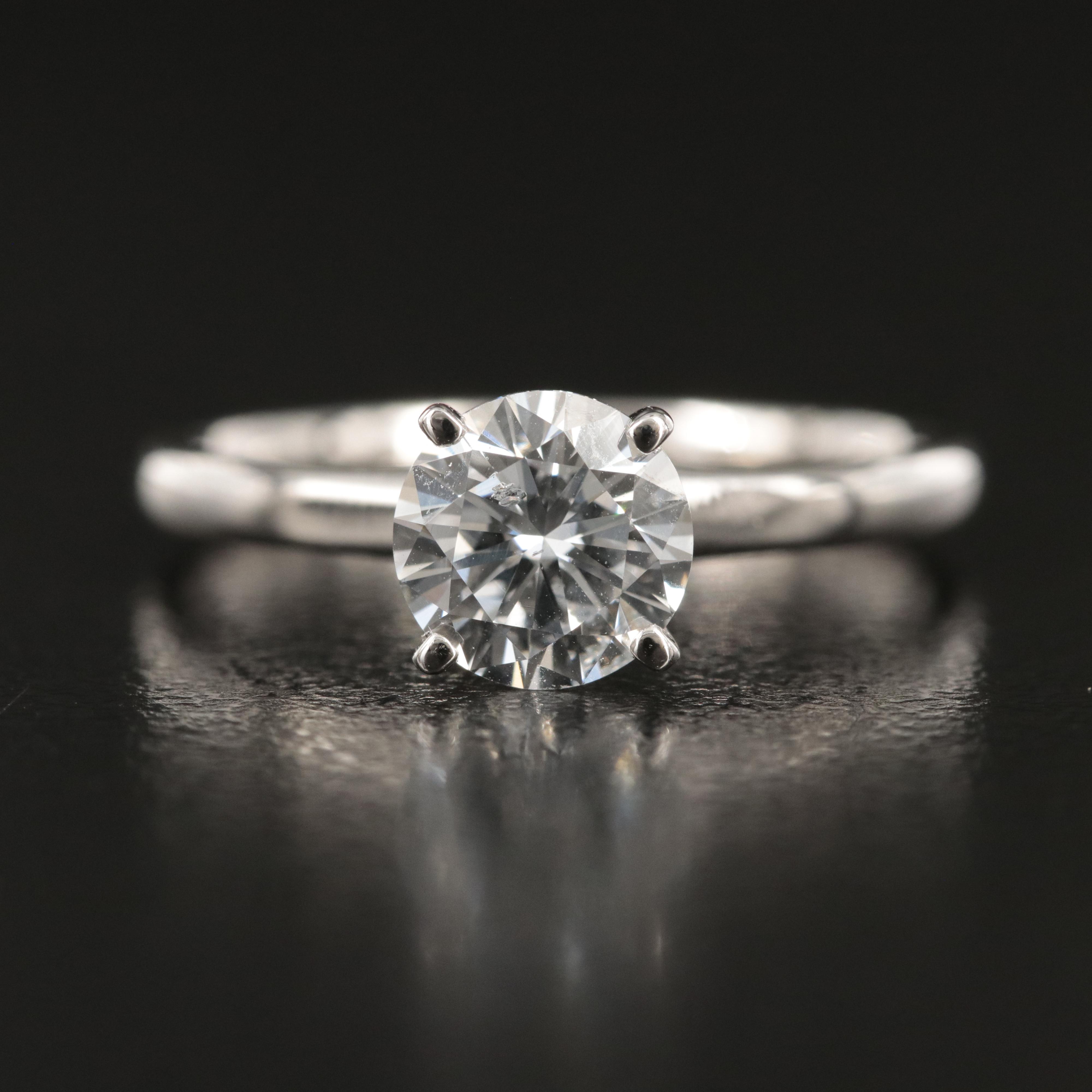 14K 1.09 CT Lab Grown Diamond Solitaire Ring