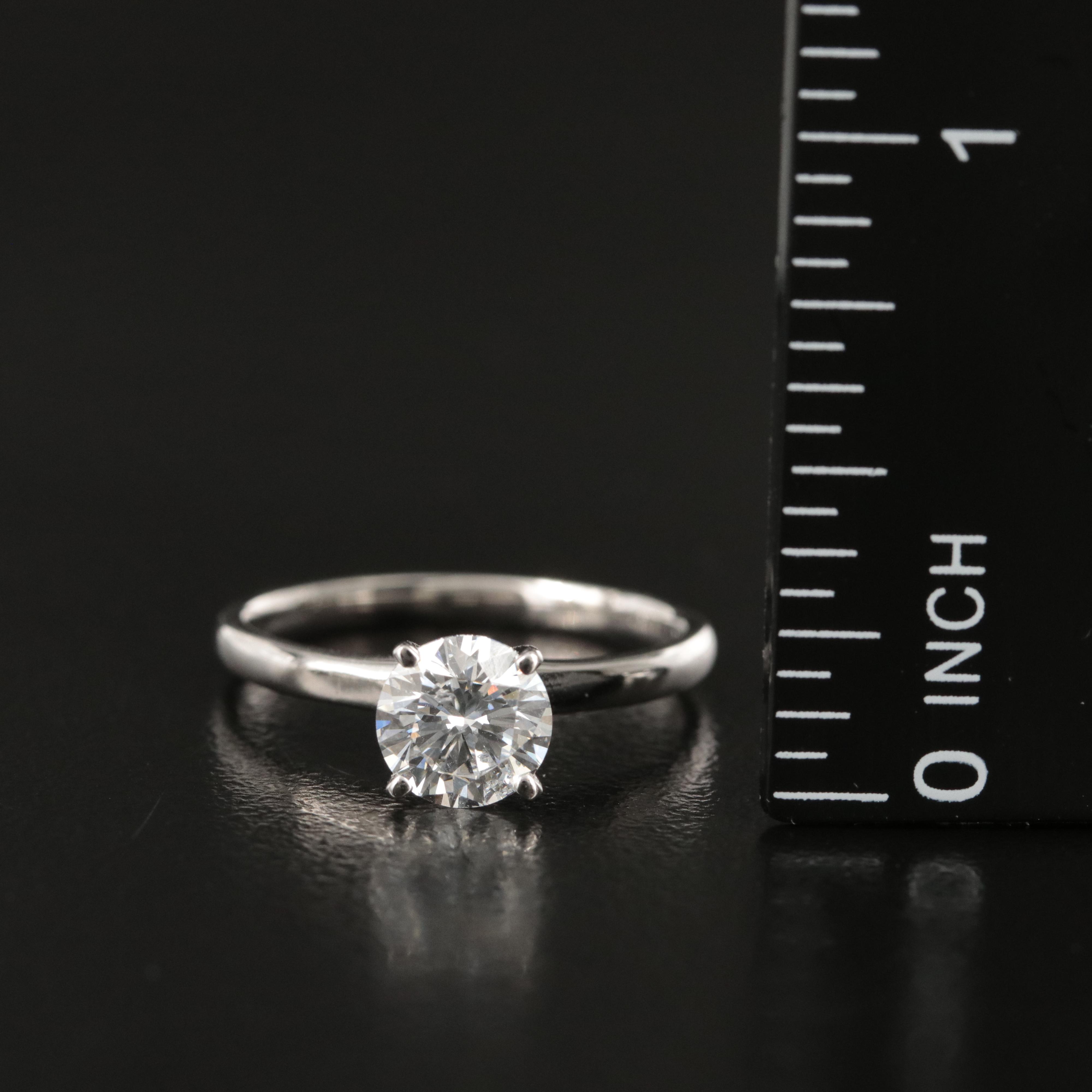 14K 1.09 CT Lab Grown Diamond Solitaire Ring
