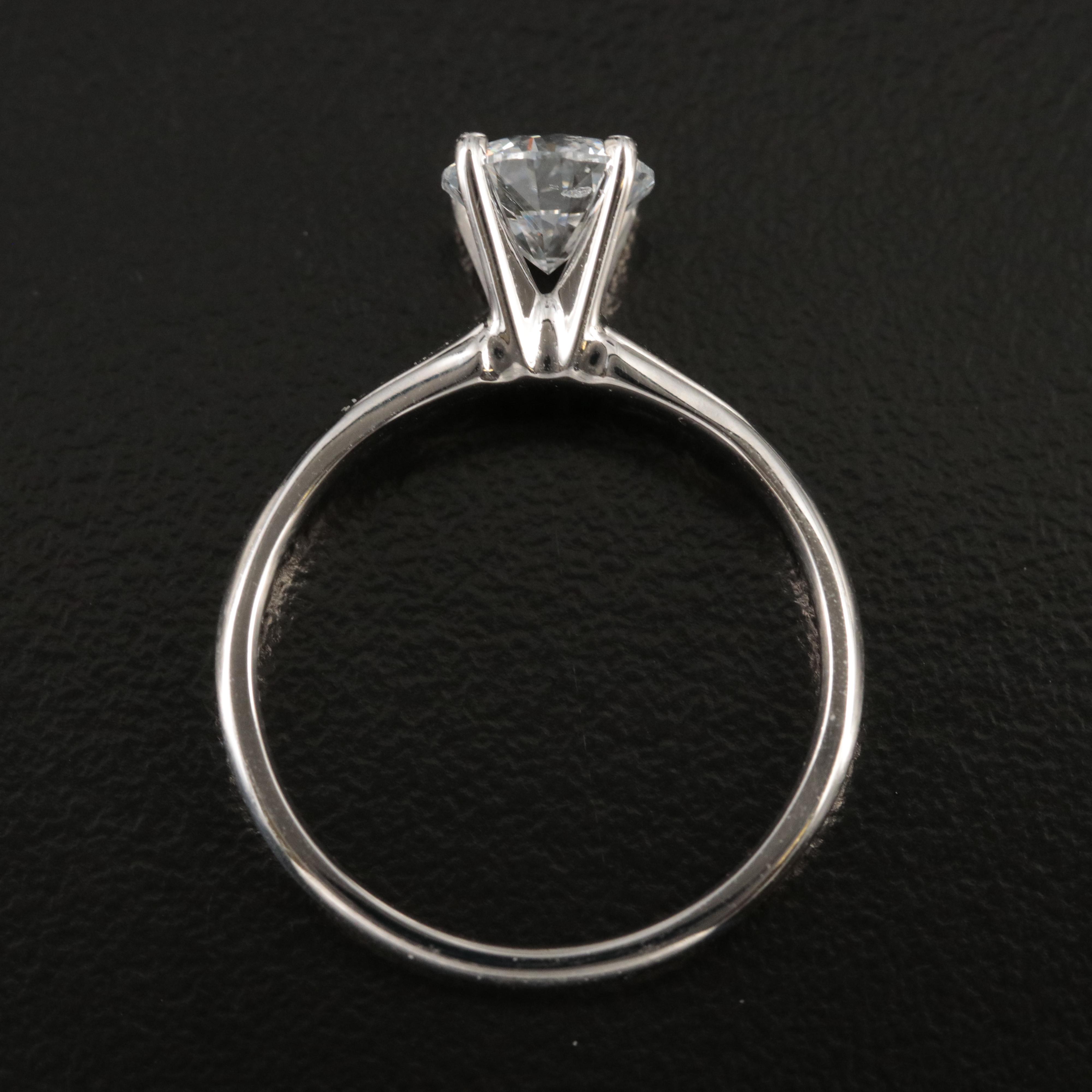 14K 1.09 CT Lab Grown Diamond Solitaire Ring