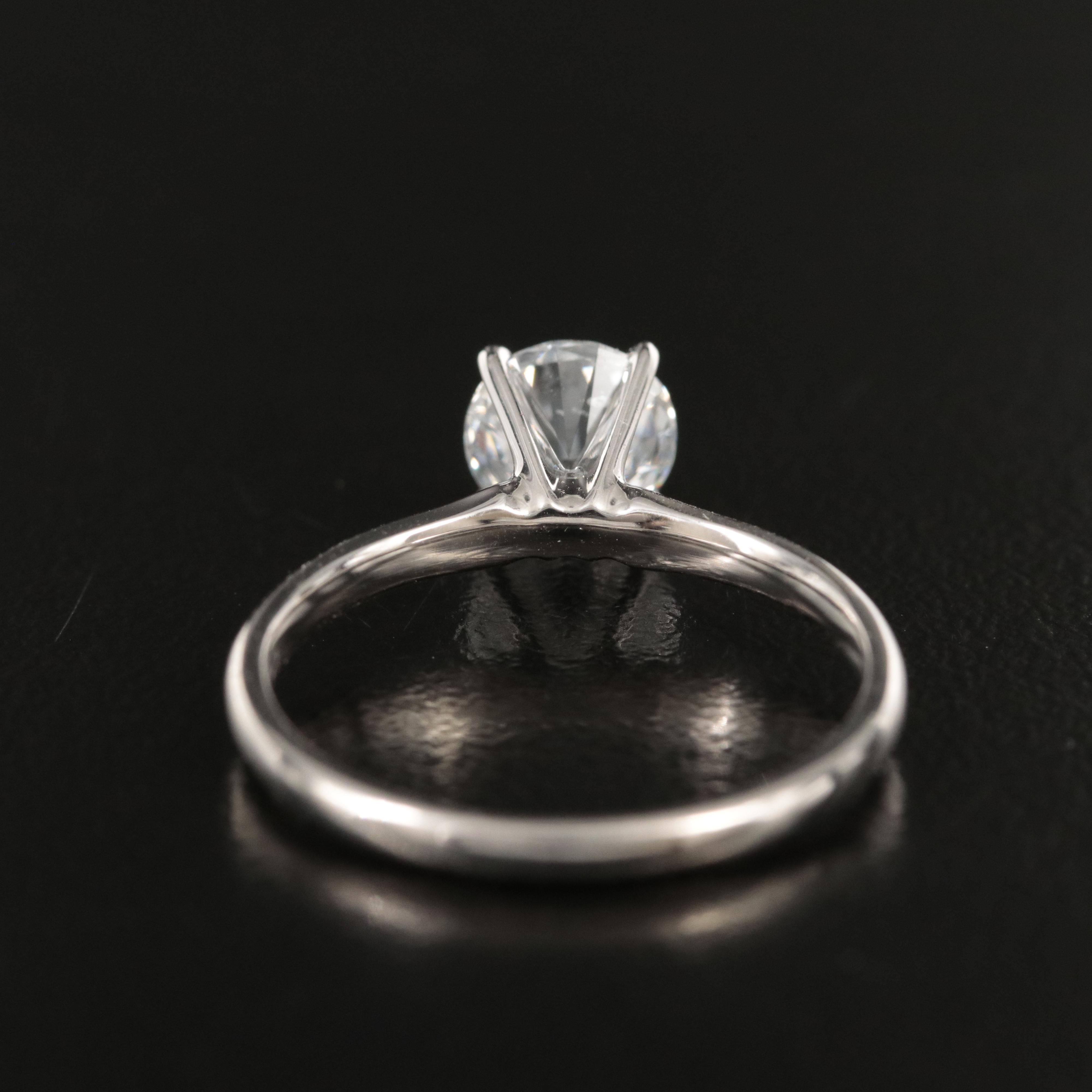 14K 1.09 CT Lab Grown Diamond Solitaire Ring