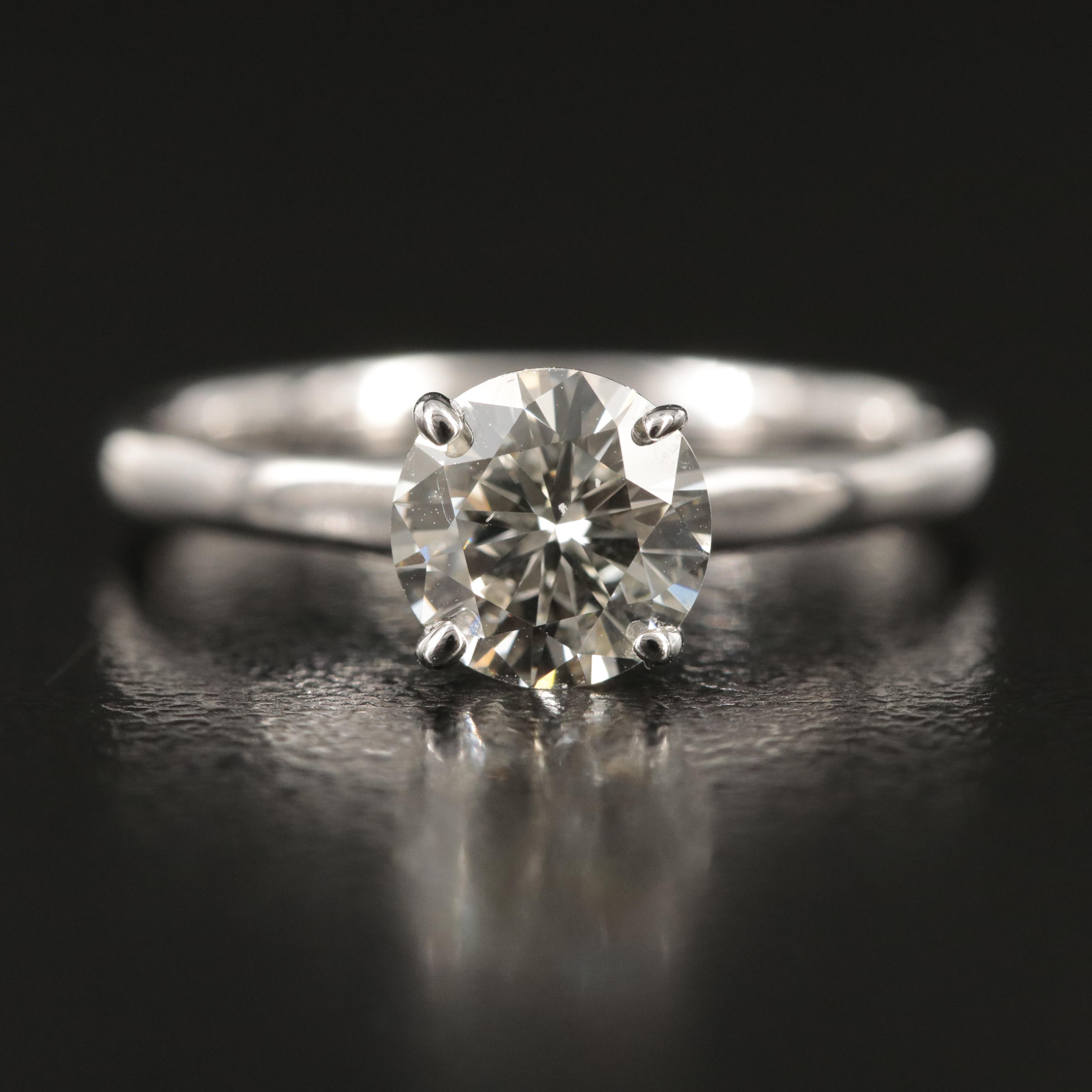 14K 1.03 CT Lab Grown Diamond Solitaire Ring
