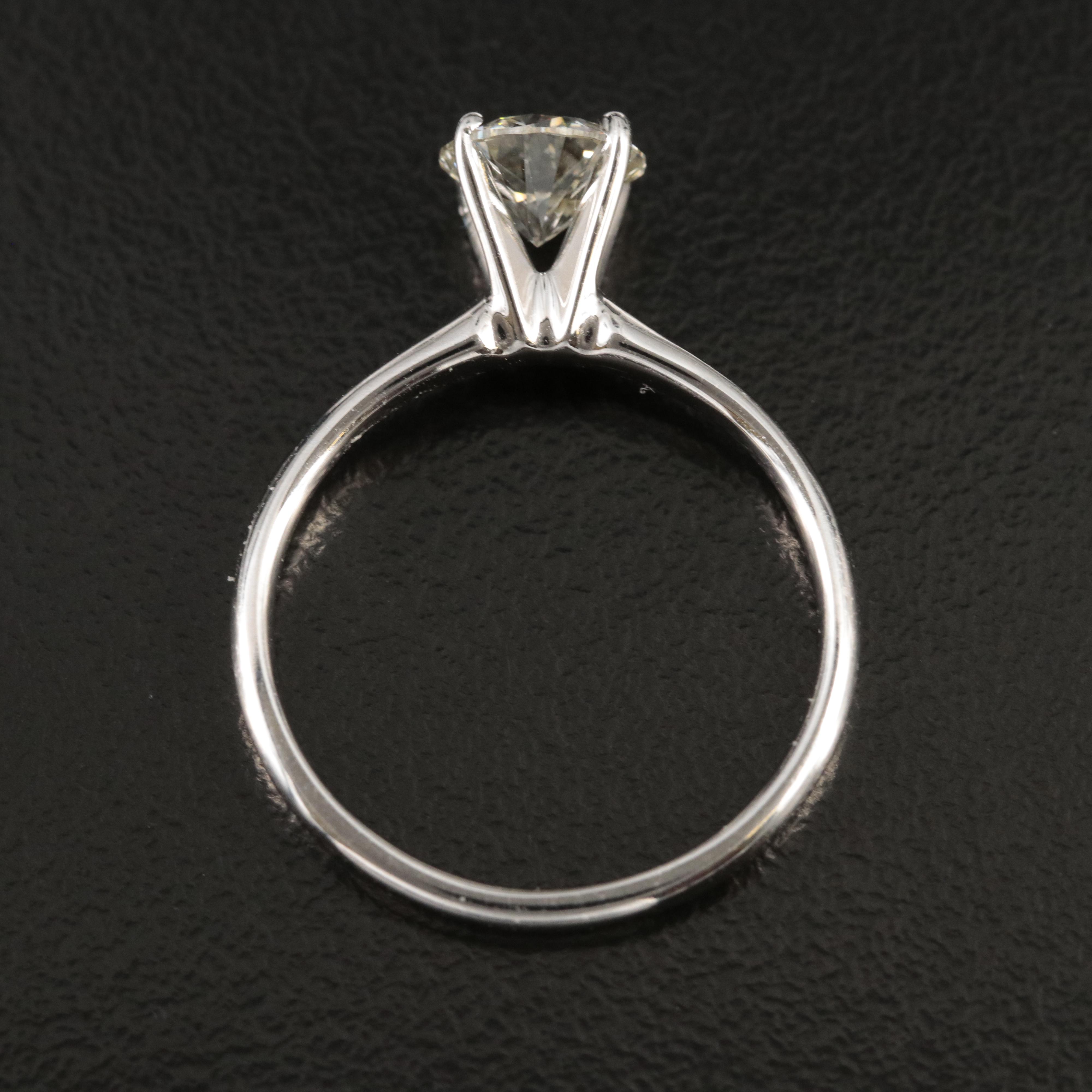 14K 1.03 CT Lab Grown Diamond Solitaire Ring