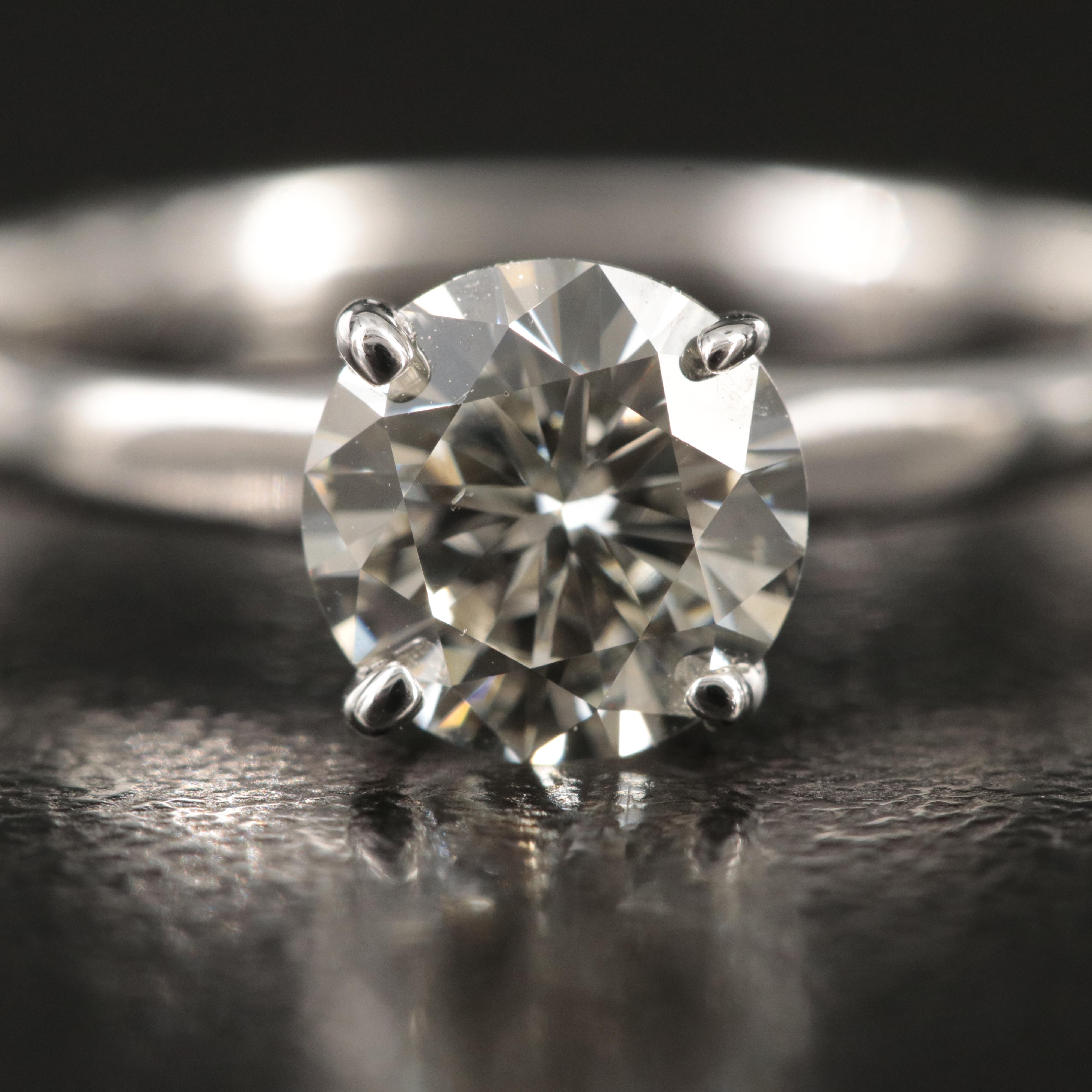 14K 1.03 CT Lab Grown Diamond Solitaire Ring