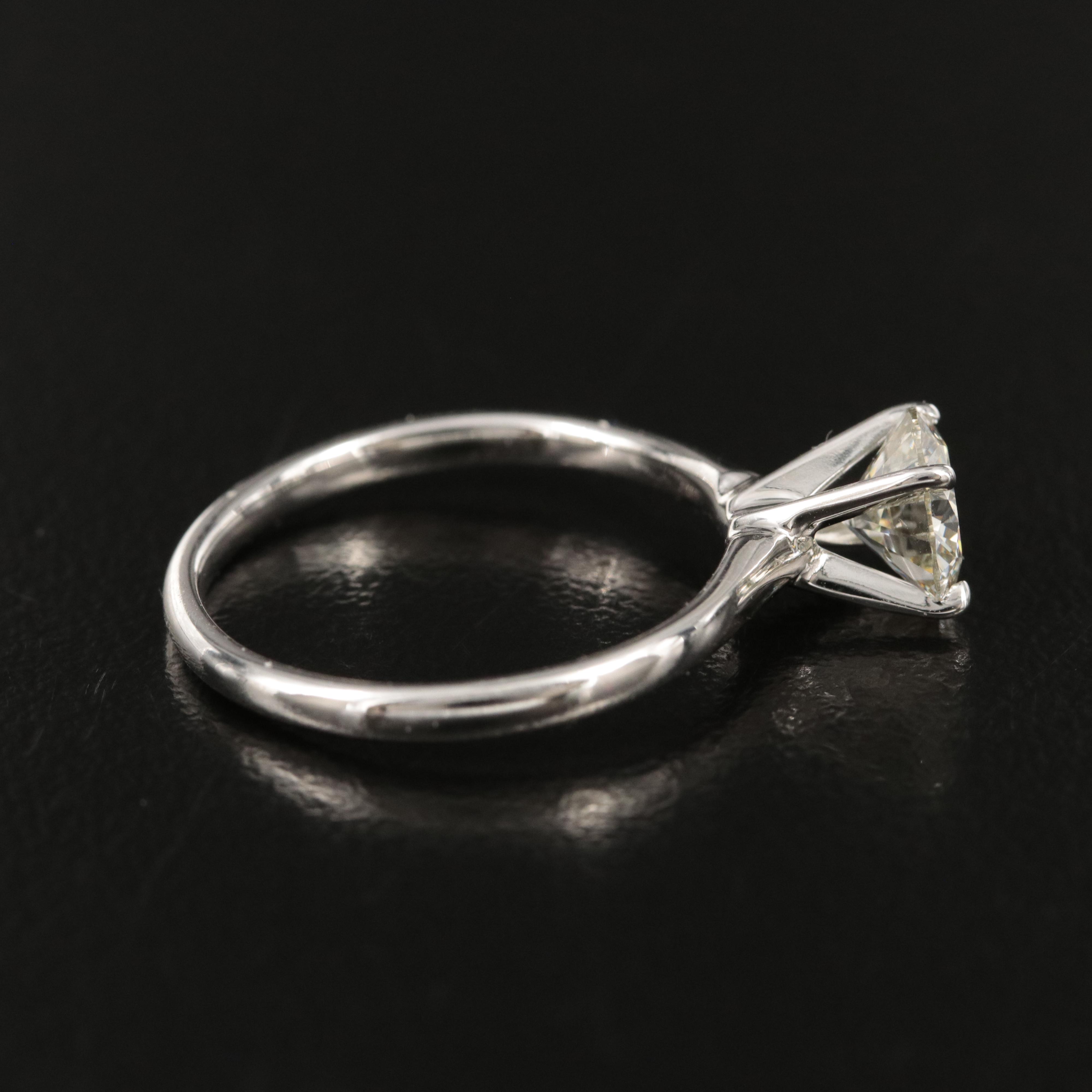 14K 1.03 CT Lab Grown Diamond Solitaire Ring