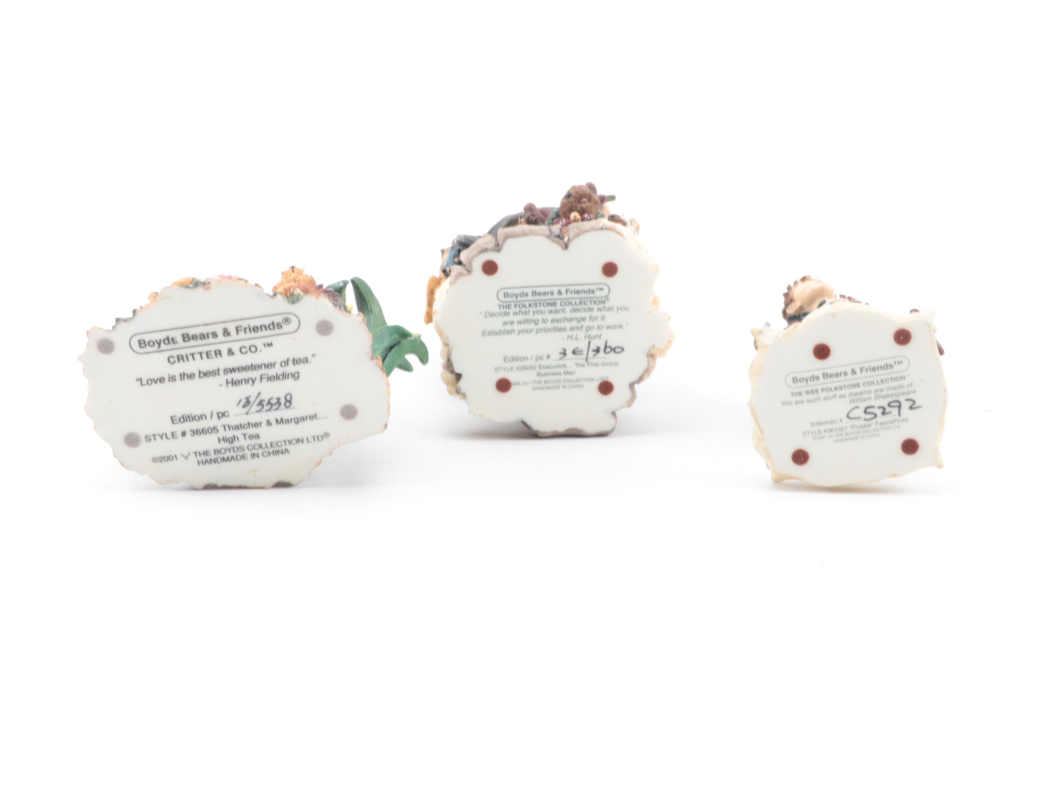 Boyds Bears & Friends Votives and Resin Figurines