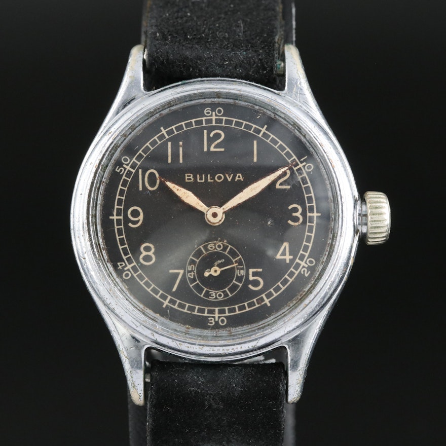 Vintage Bulova Stem Wind Wristwatch