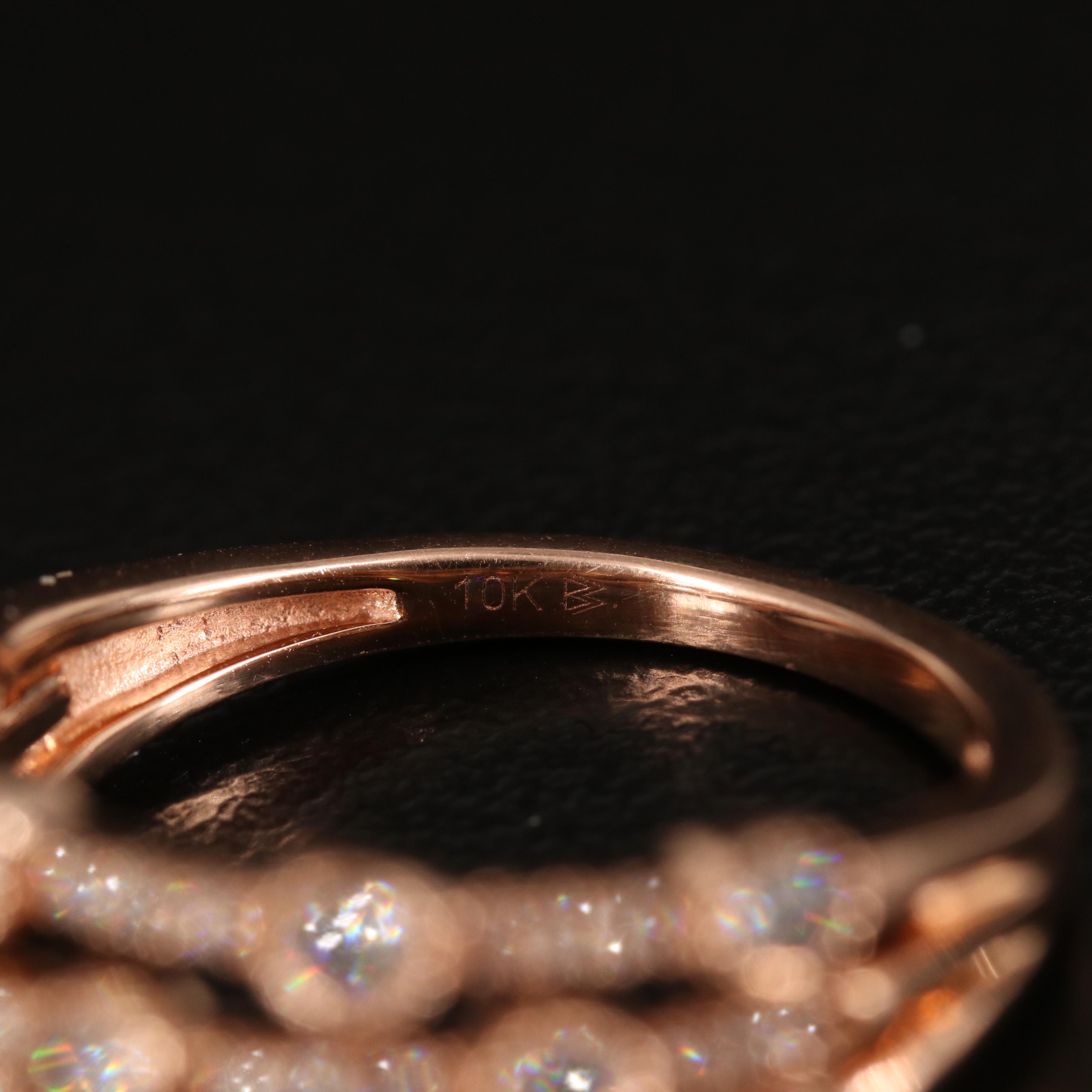 10K Rose Gold 0.52 CTW Diamond Ring