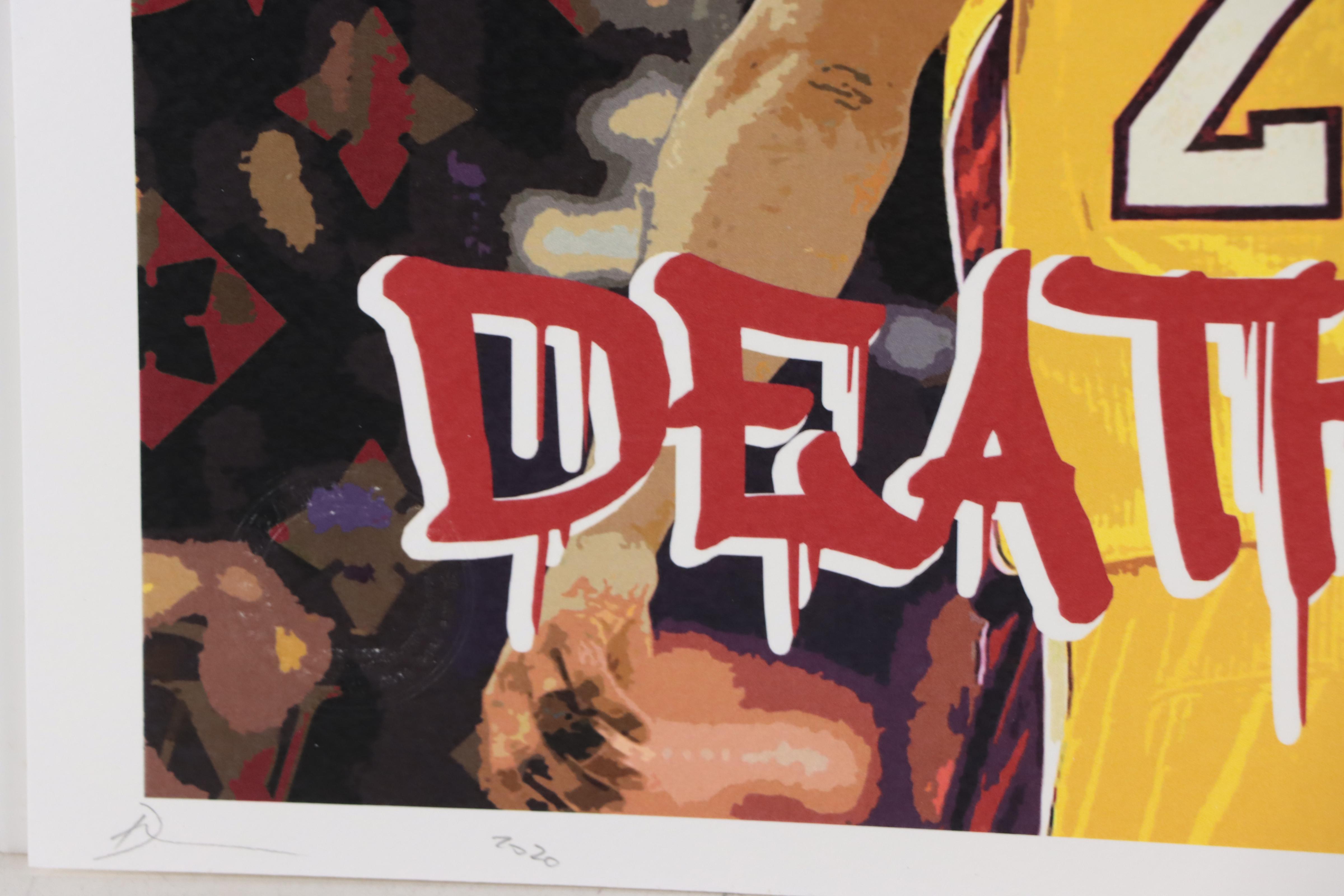 Death NYC Pop Art Graphic Prints of Kobe Bryant, 2020