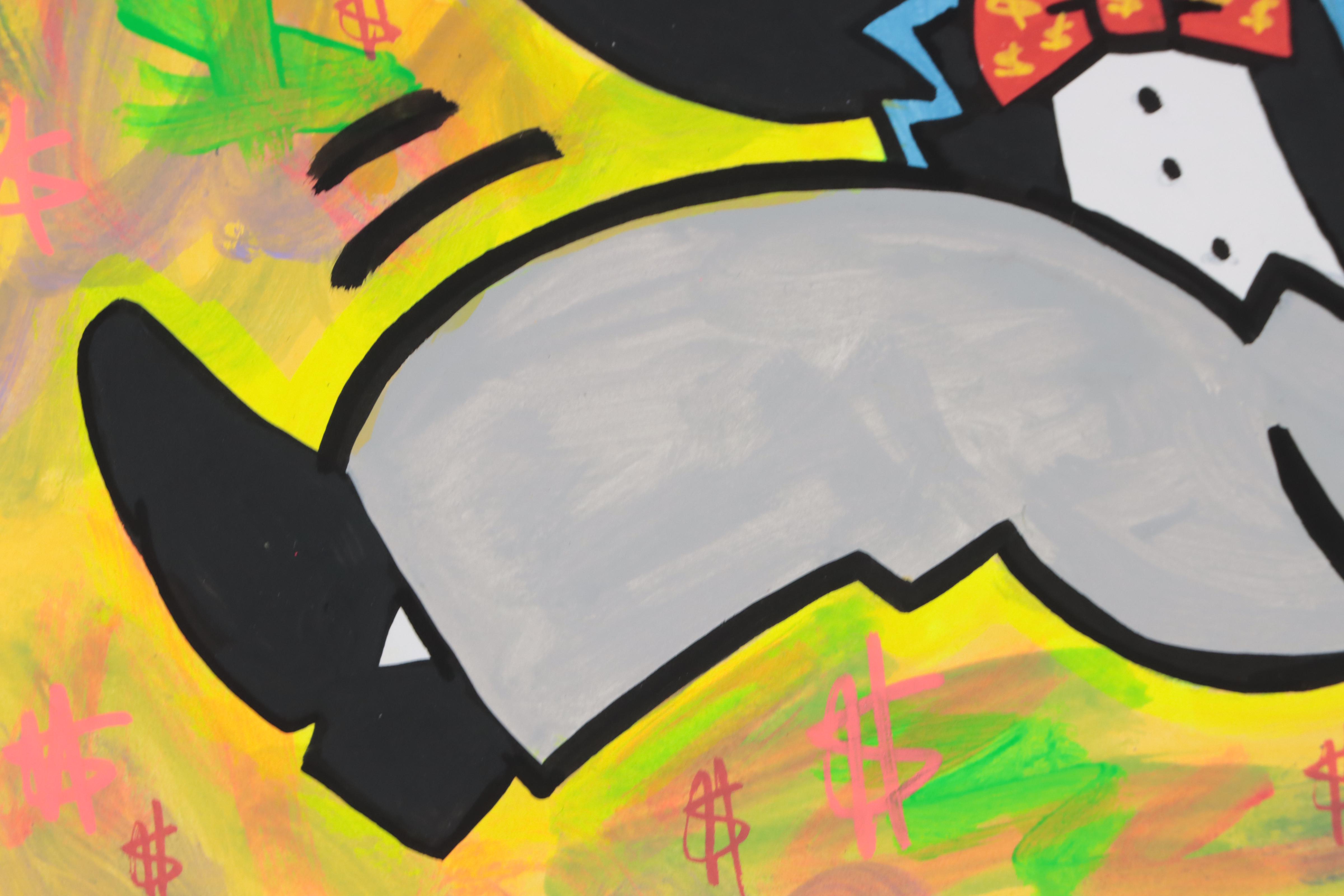 Will $treet Pop Art Mixed Media Painting, 2022