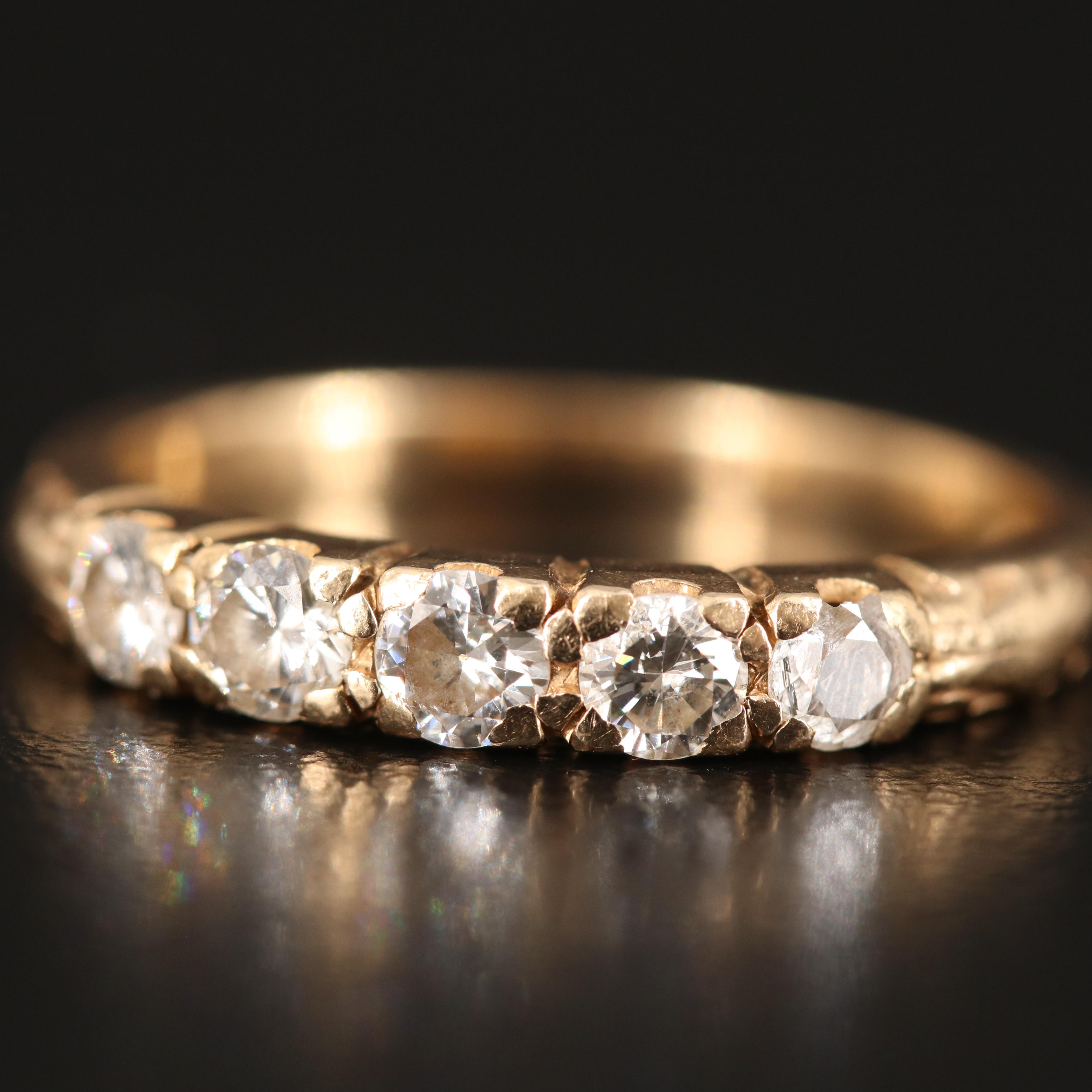 Austrian 14K 0.51 CTW Diamond Ring