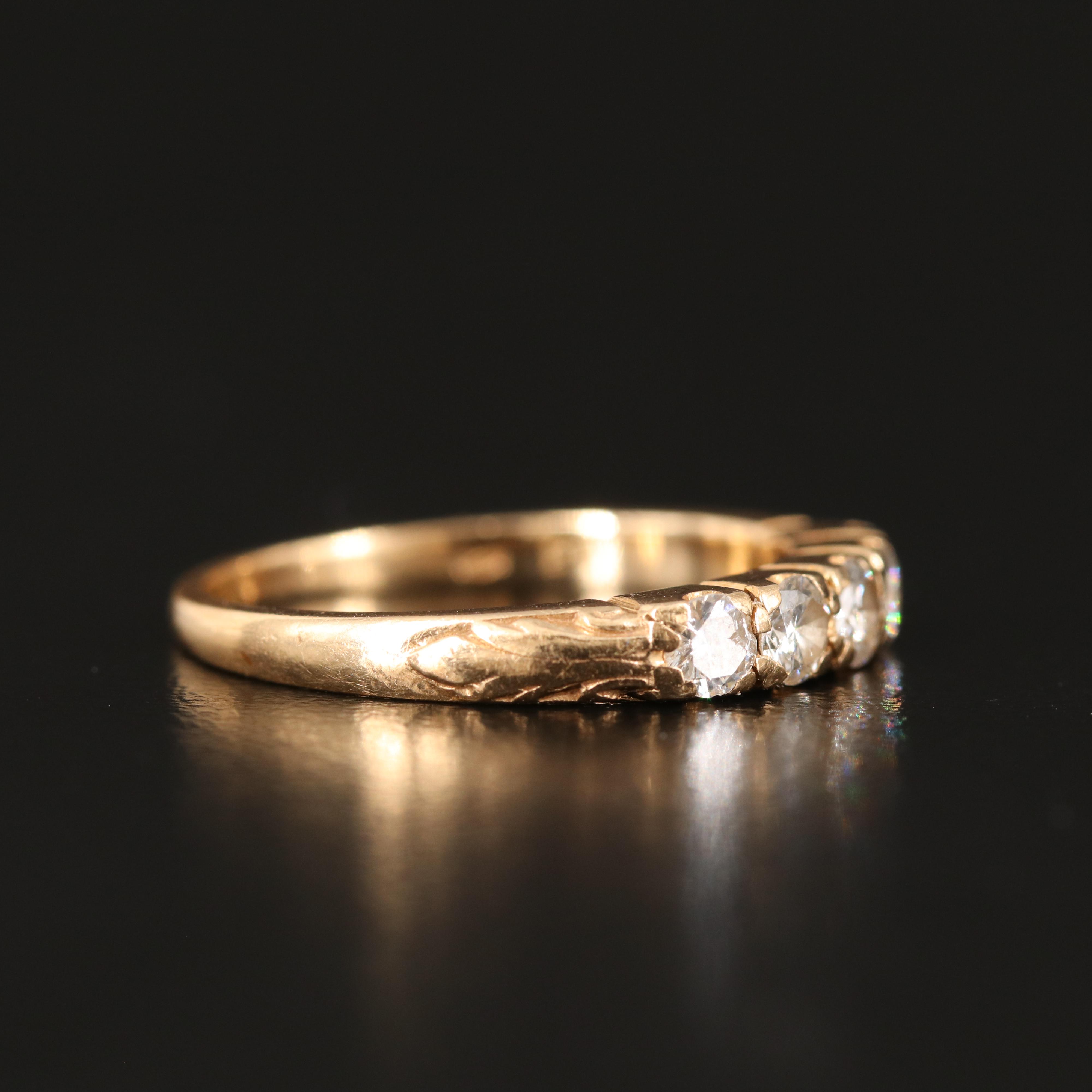 Austrian 14K 0.51 CTW Diamond Ring