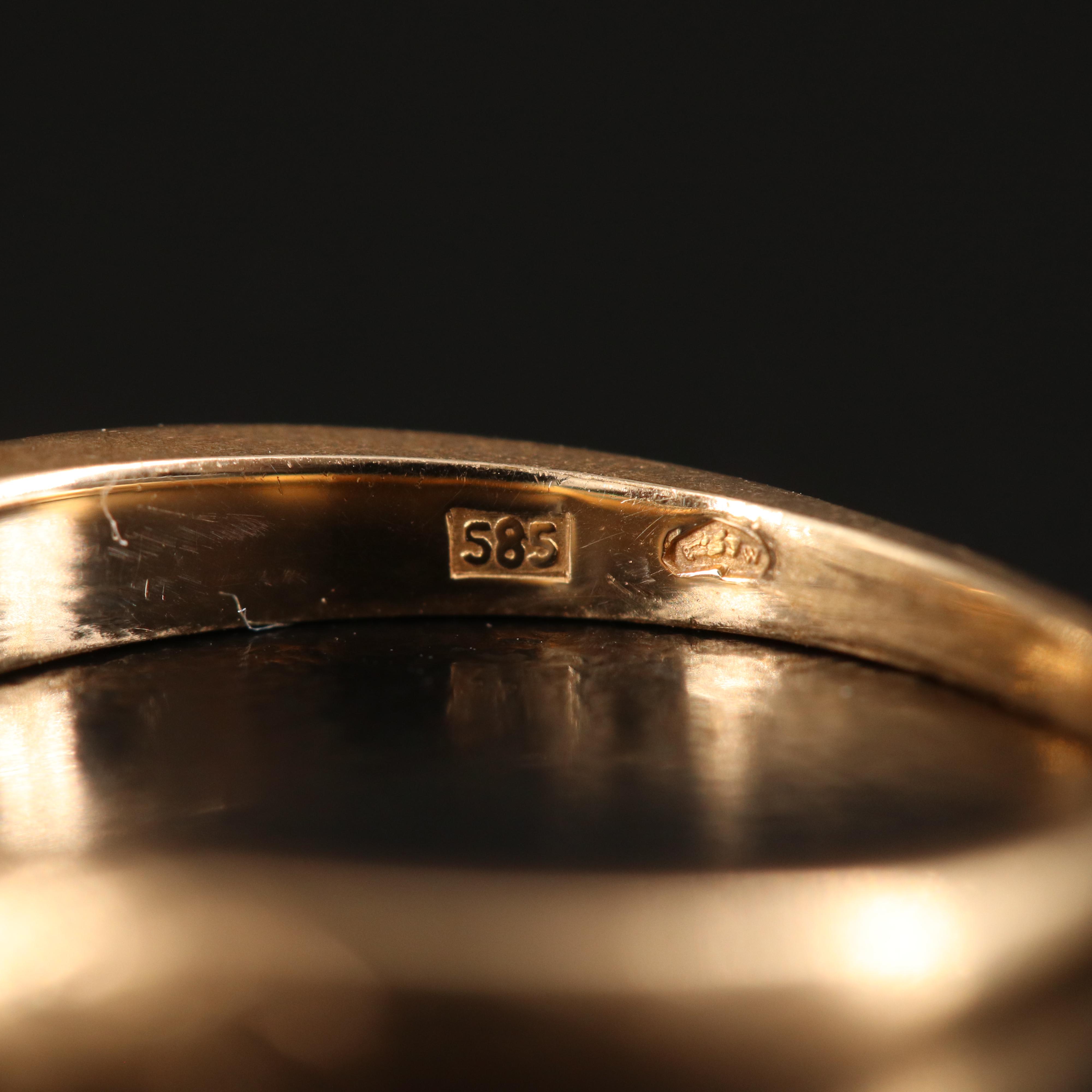 Austrian 14K 0.51 CTW Diamond Ring