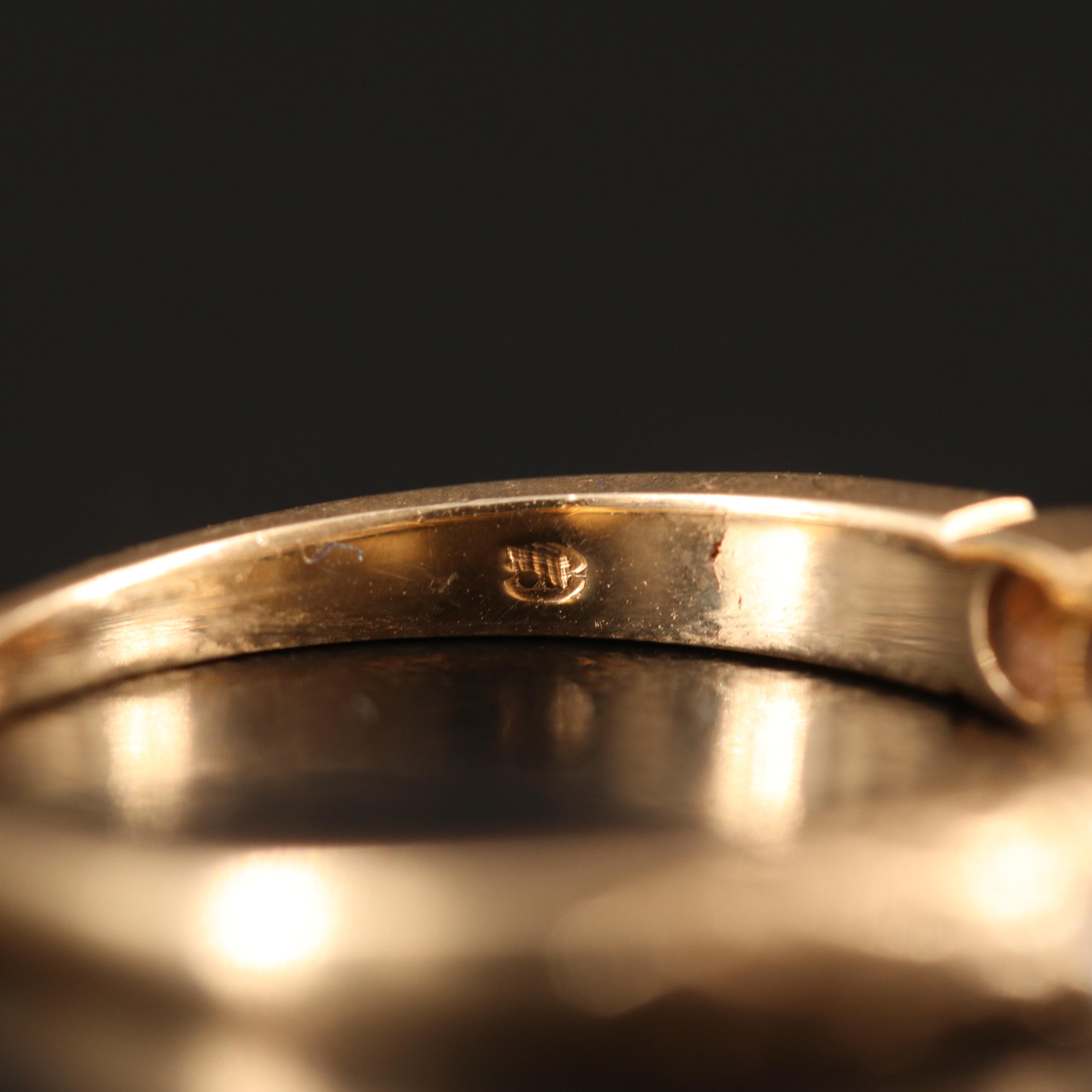 Austrian 14K 0.51 CTW Diamond Ring