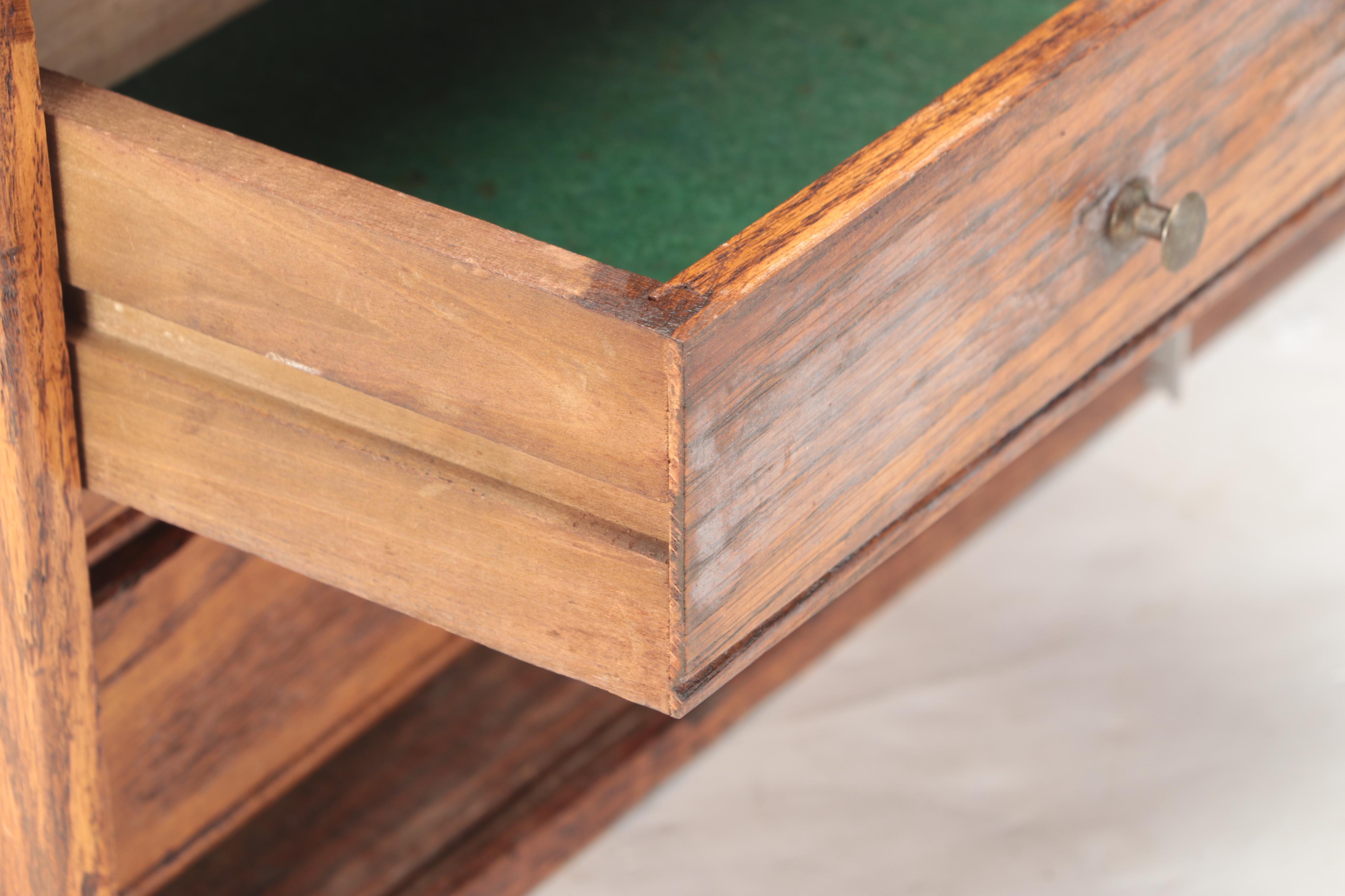 Seven-Drawer Machinist Oak Tool Box