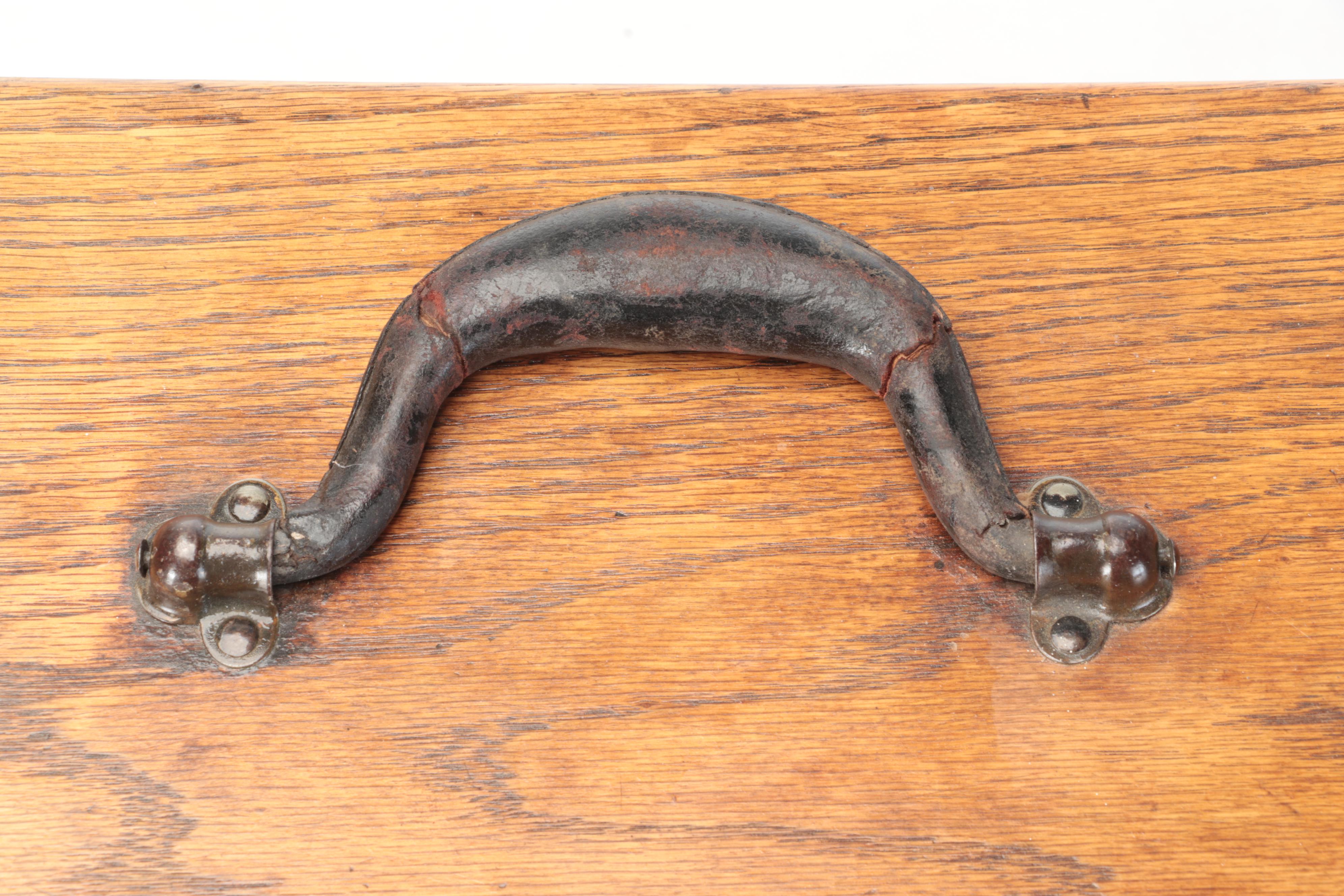 Seven-Drawer Machinist Oak Tool Box