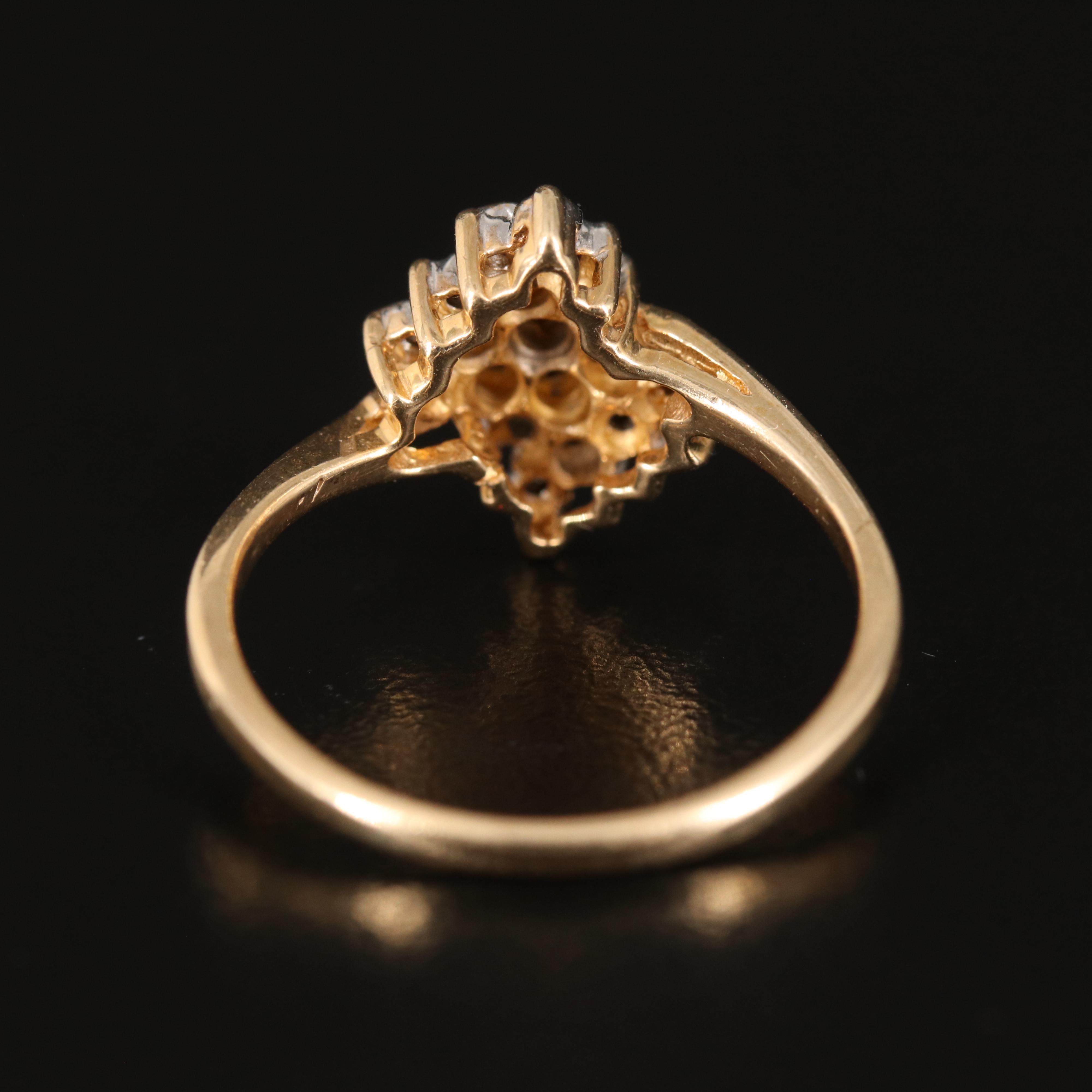 10K 0.08 CTW Diamond Ring