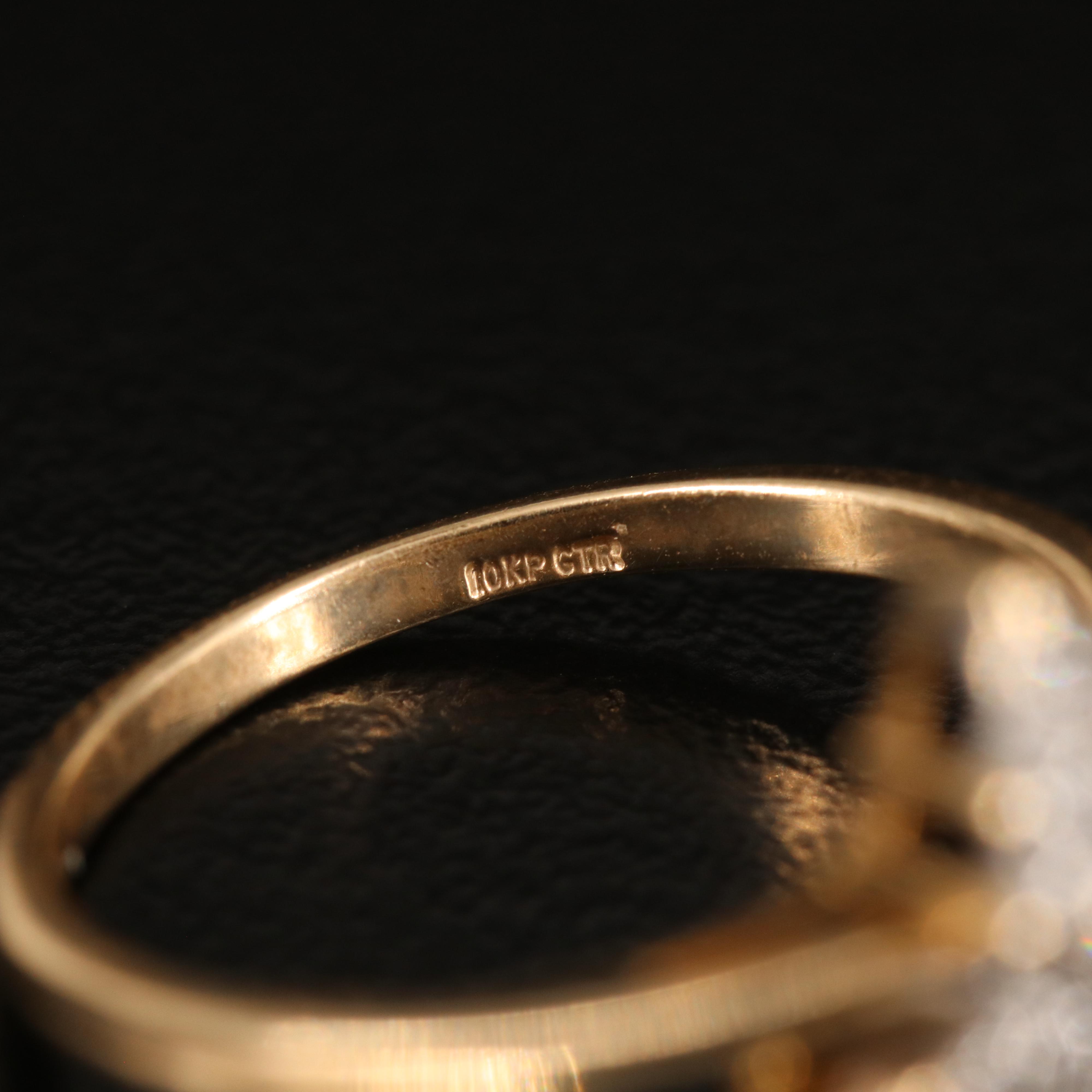 10K 0.08 CTW Diamond Ring