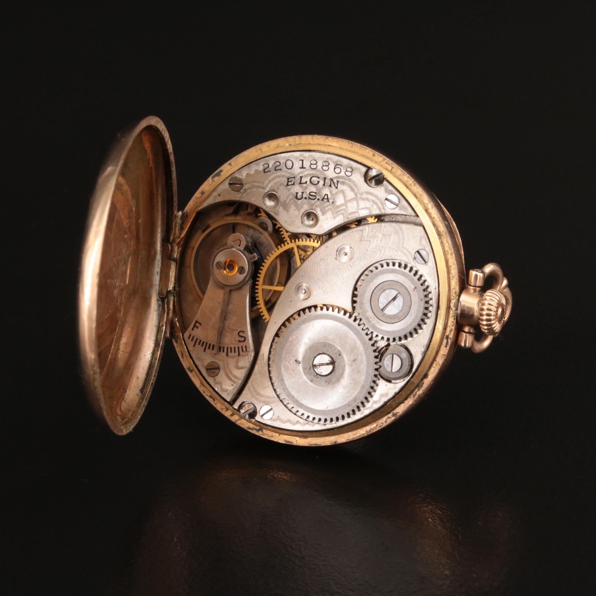 1920 Elgin Convertible Pocket Watch