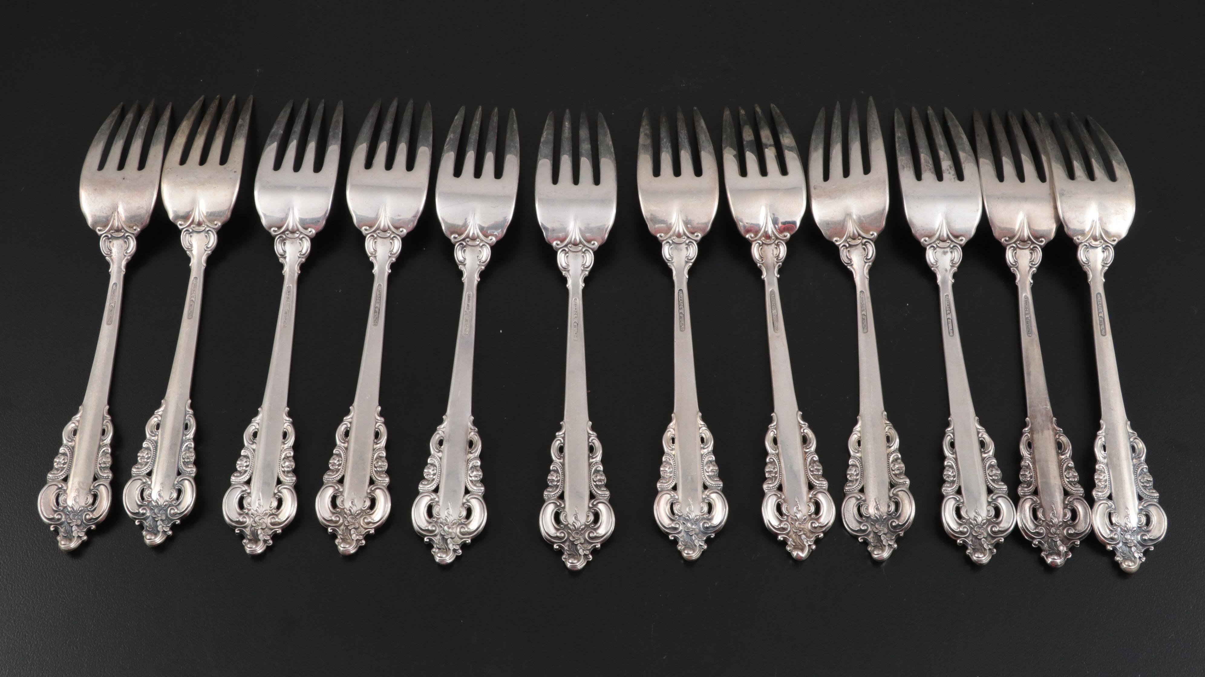 Wallace "Grande Baroque" Sterling Silver Flatware and Serving Utensils
