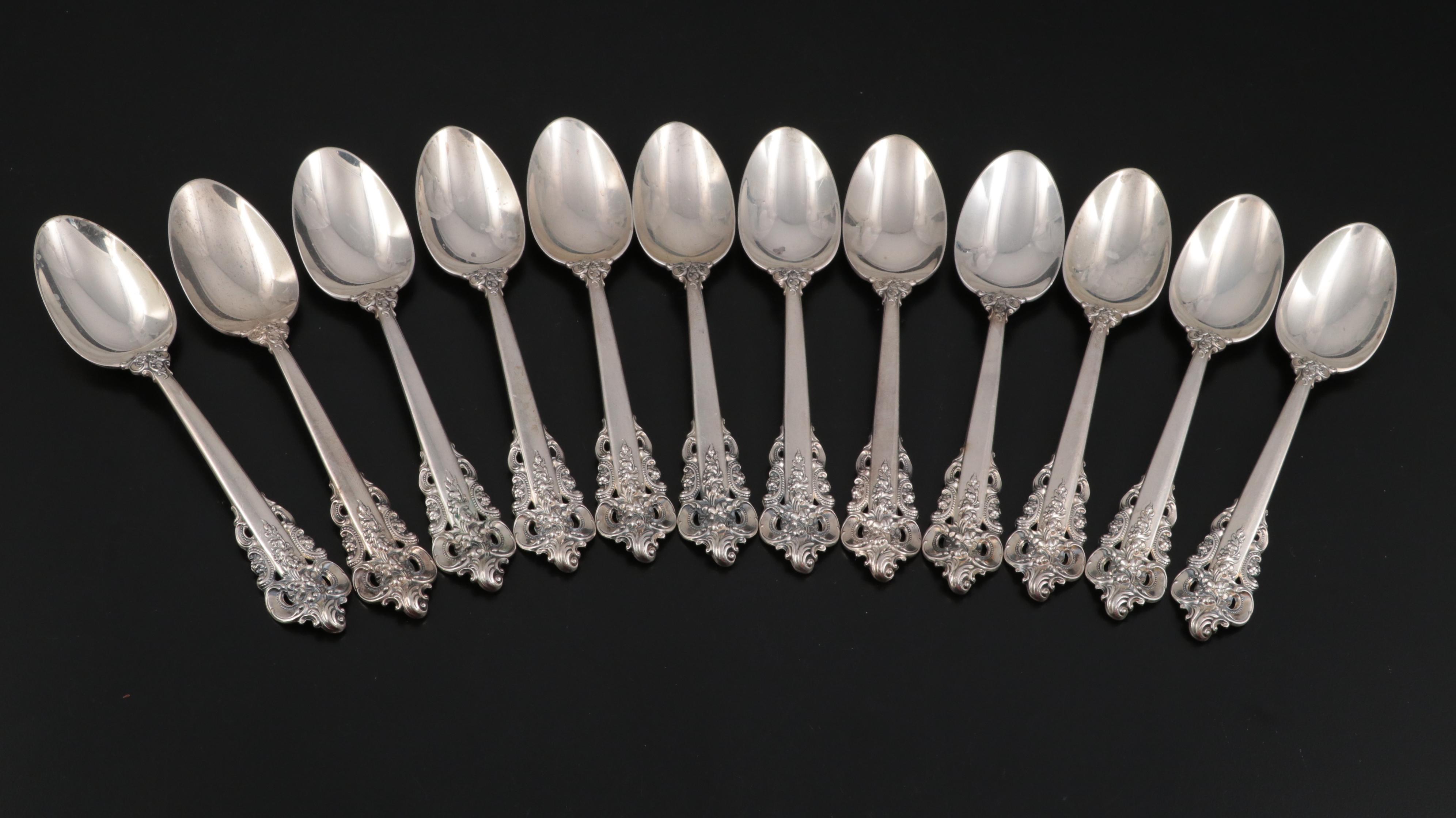 Wallace "Grande Baroque" Sterling Silver Flatware and Serving Utensils
