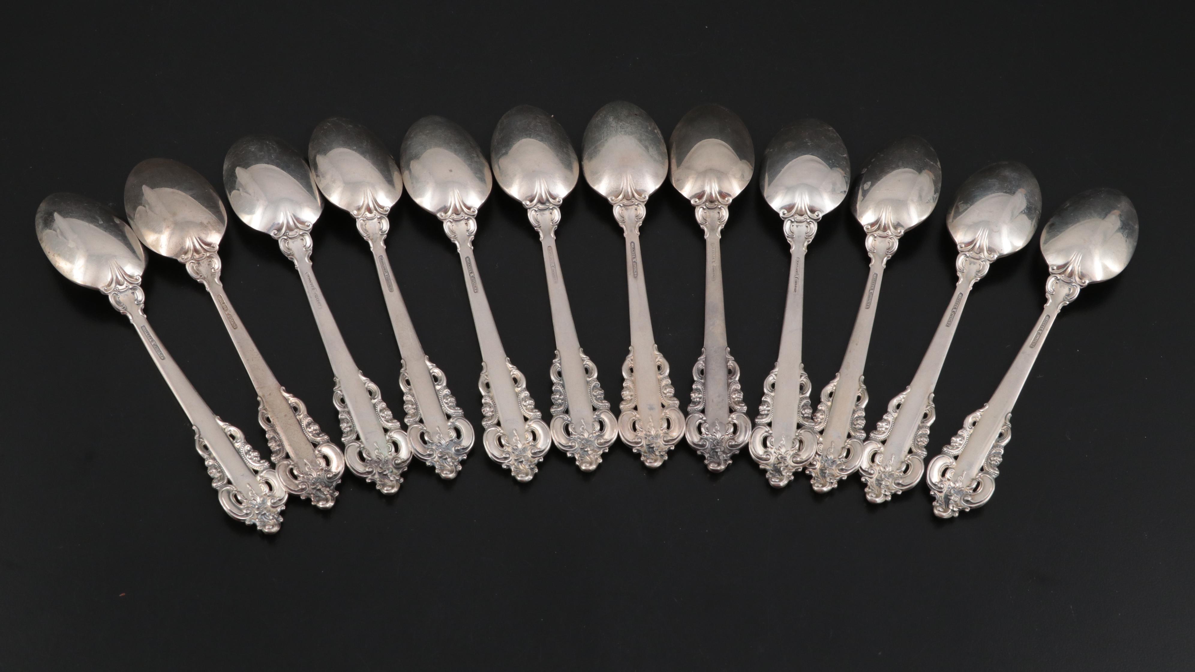 Wallace "Grande Baroque" Sterling Silver Flatware and Serving Utensils