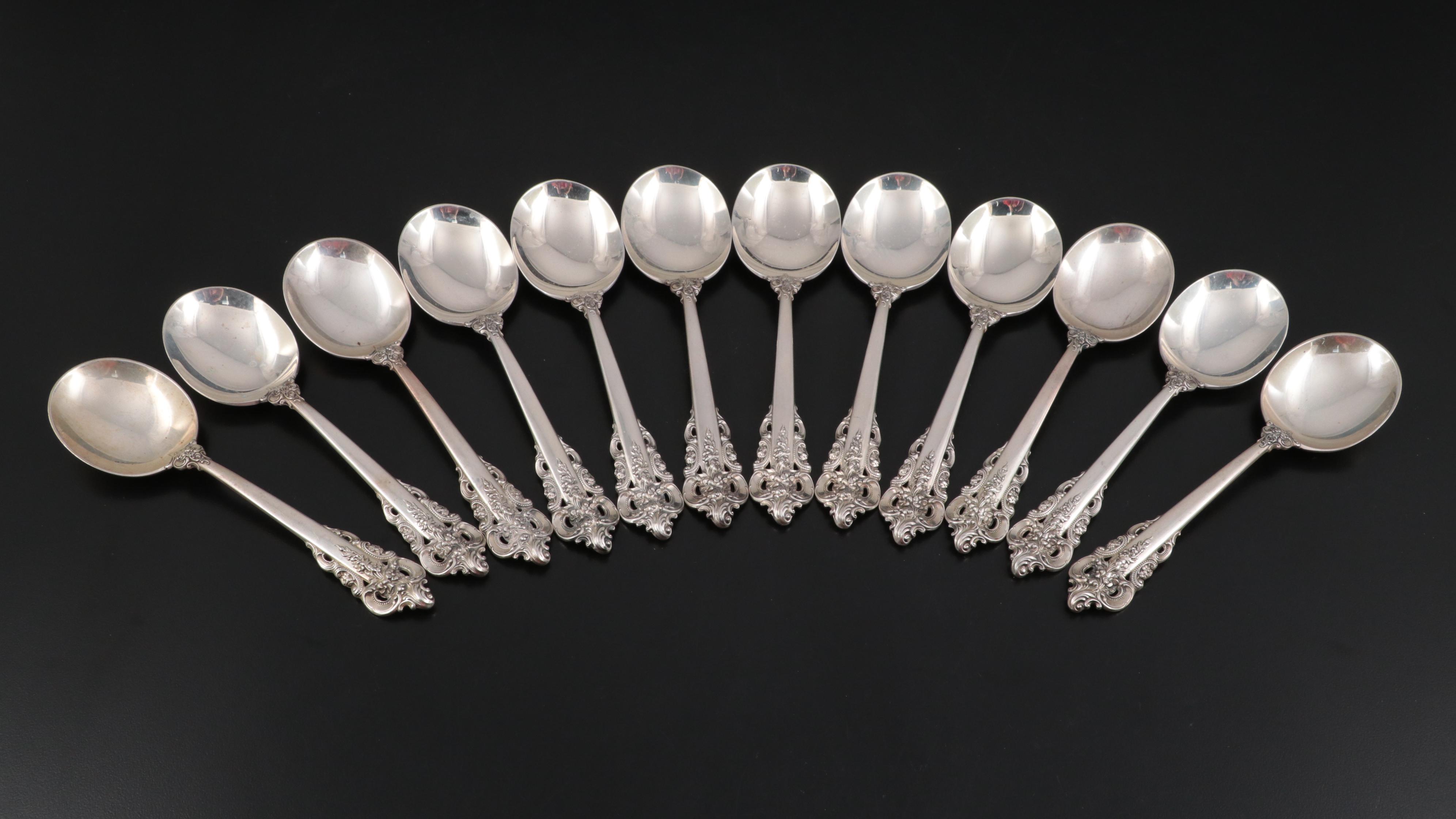 Wallace "Grande Baroque" Sterling Silver Flatware and Serving Utensils