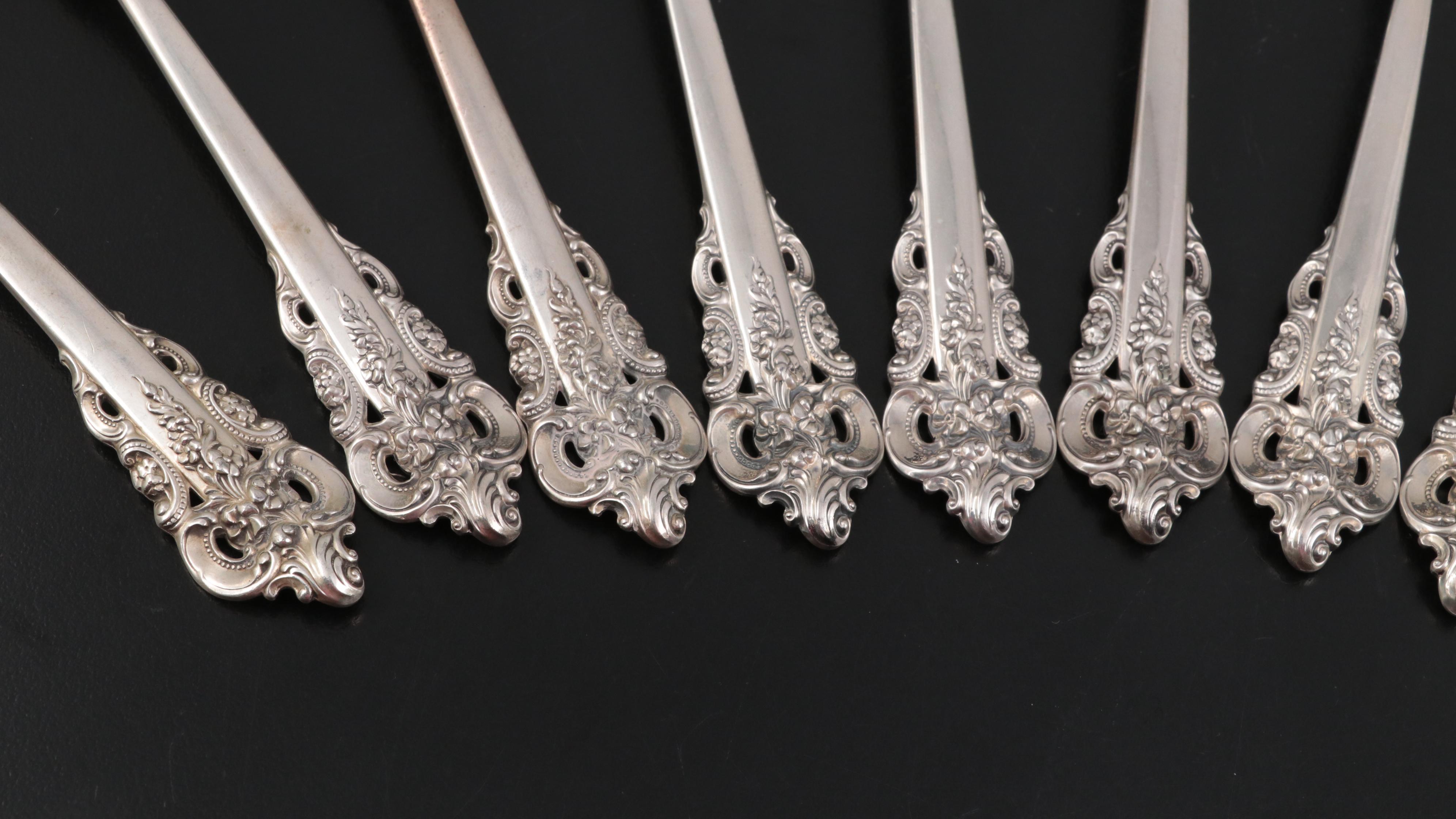Wallace "Grande Baroque" Sterling Silver Flatware and Serving Utensils