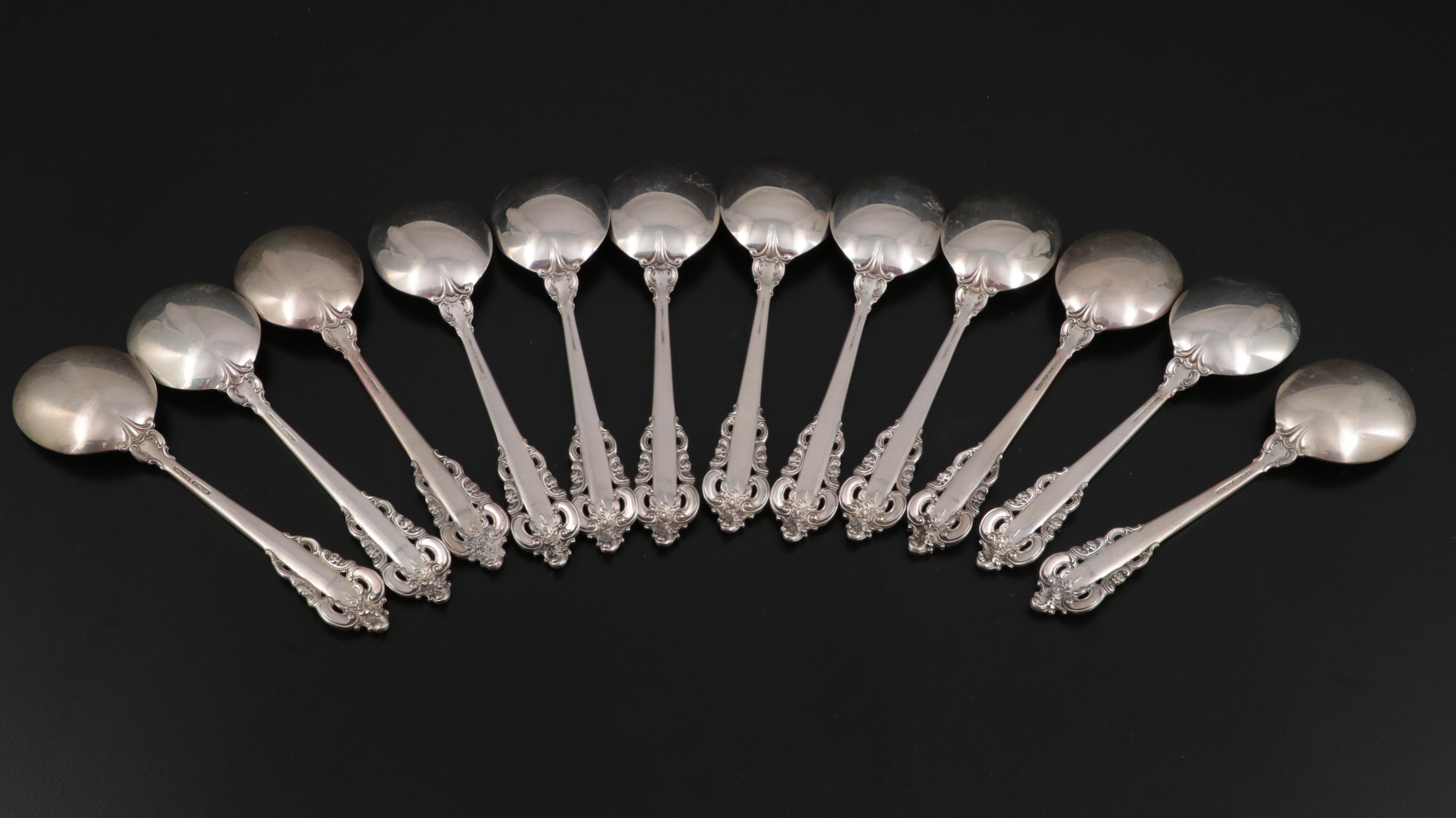 Wallace "Grande Baroque" Sterling Silver Flatware and Serving Utensils