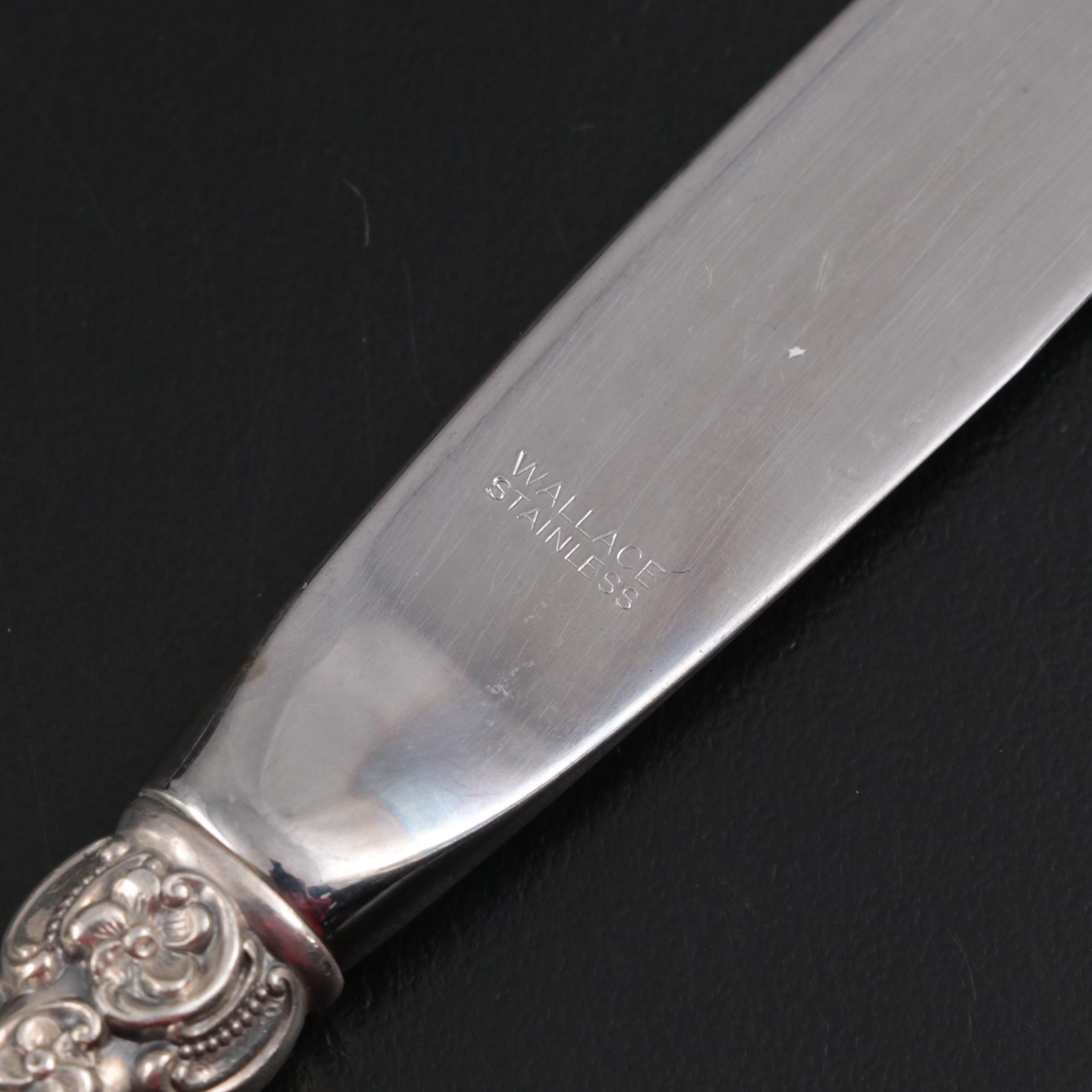 Wallace "Grande Baroque" Sterling Silver Flatware and Serving Utensils