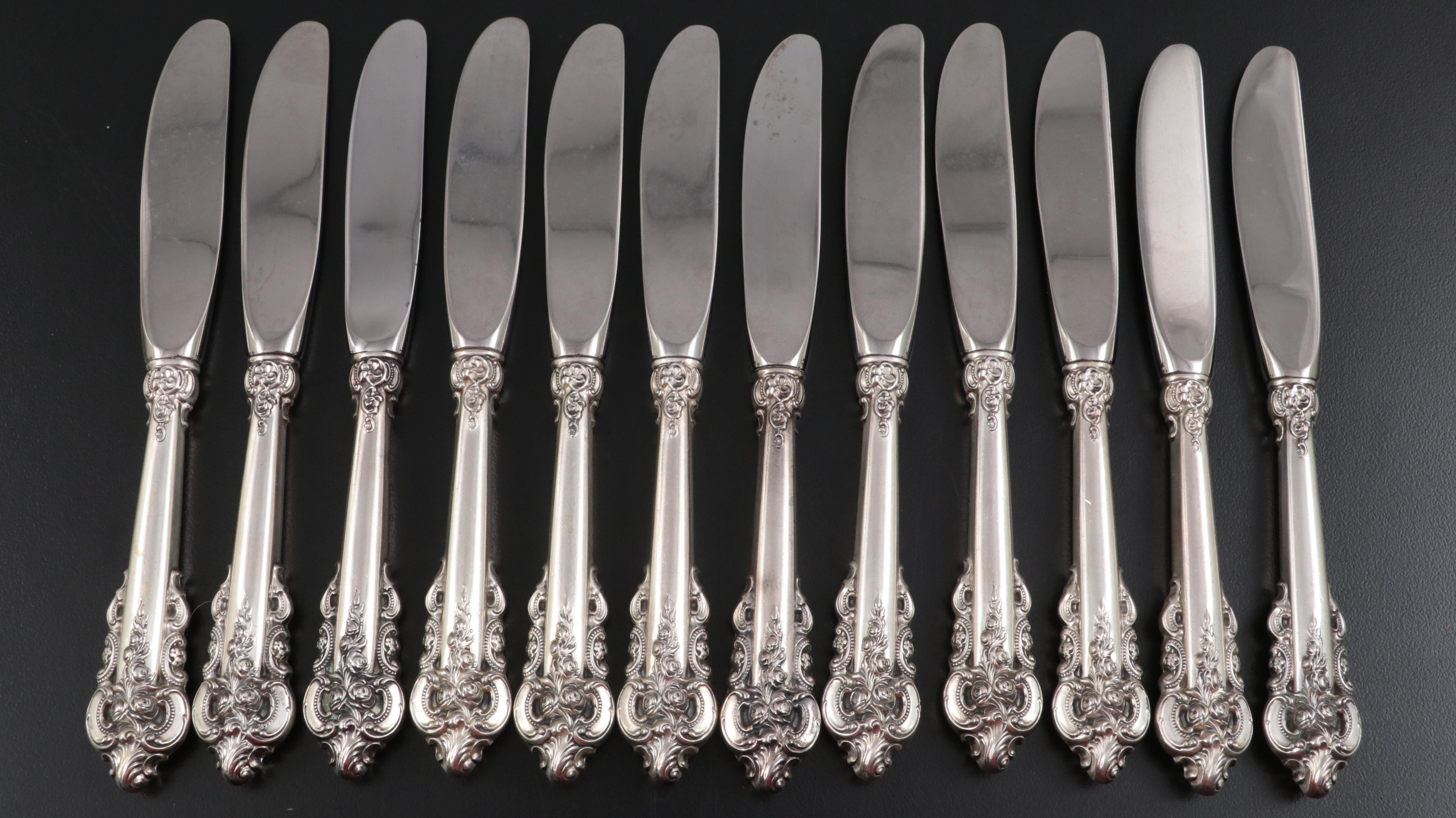 Wallace "Grande Baroque" Sterling Silver Flatware and Serving Utensils