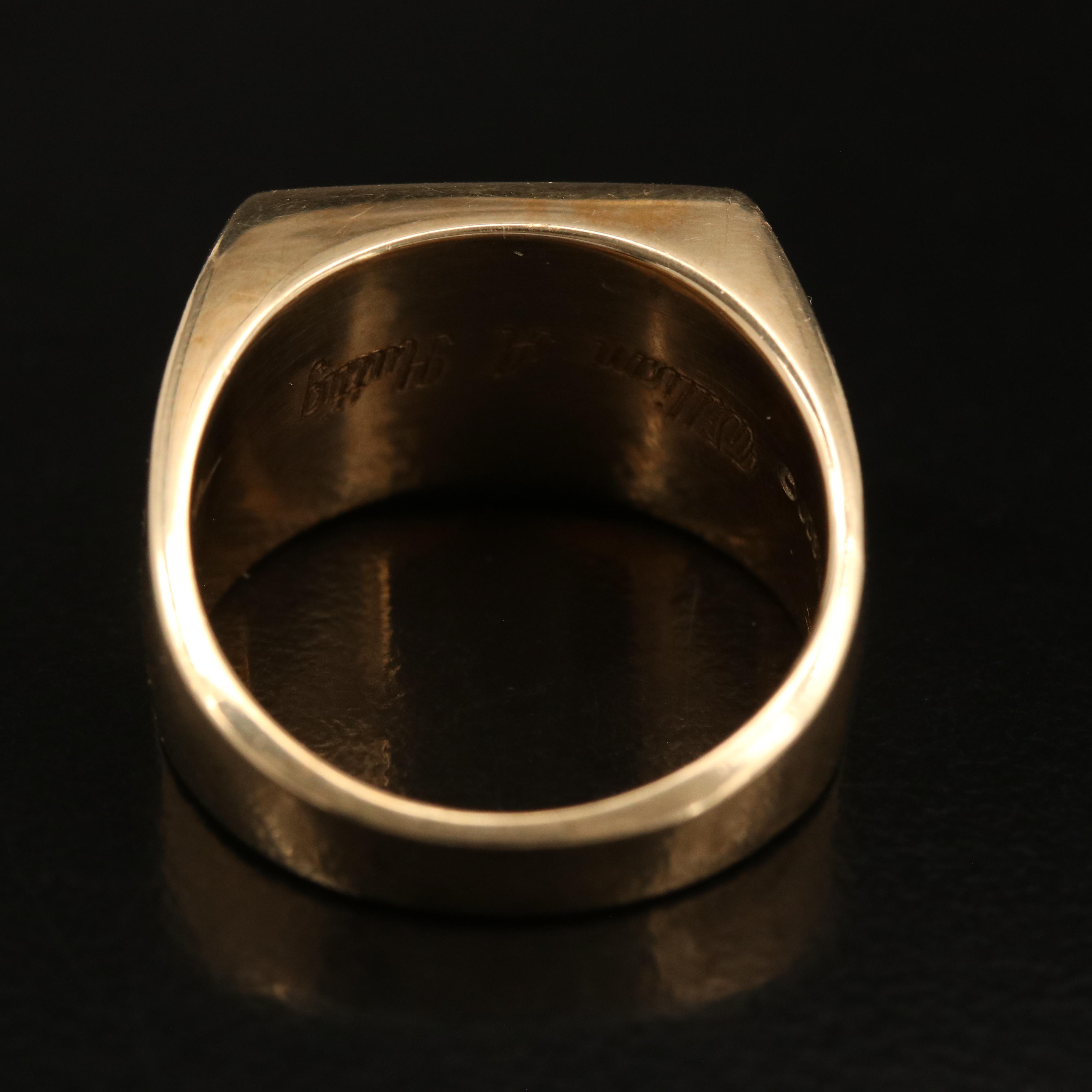 10K Cubic Zirconia FIT Ring