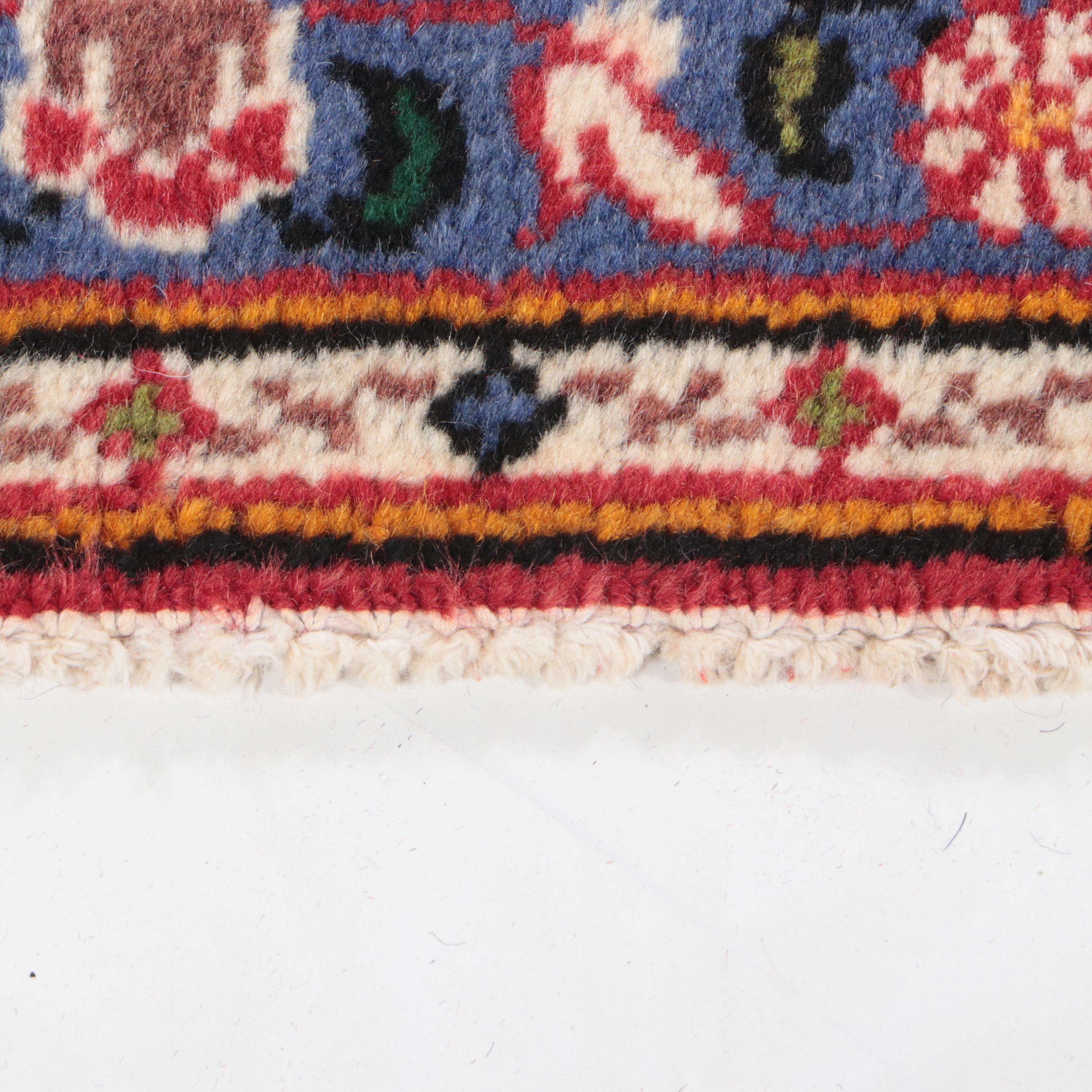 7'10 x 11'5 Hand-Knotted Persian Kashan Area Rug