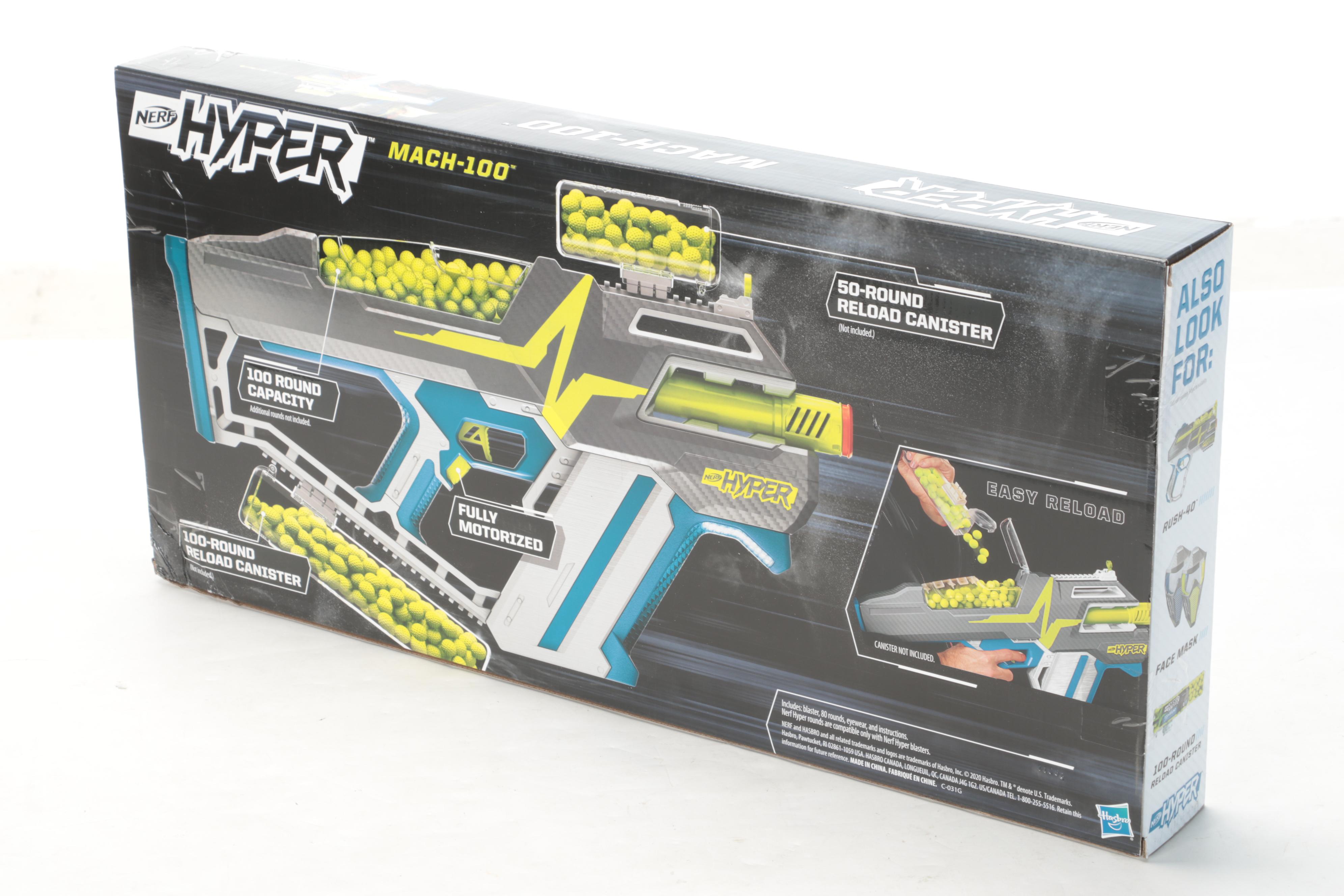 NERF Hyper Mach-100 Fully Motorized Blasters