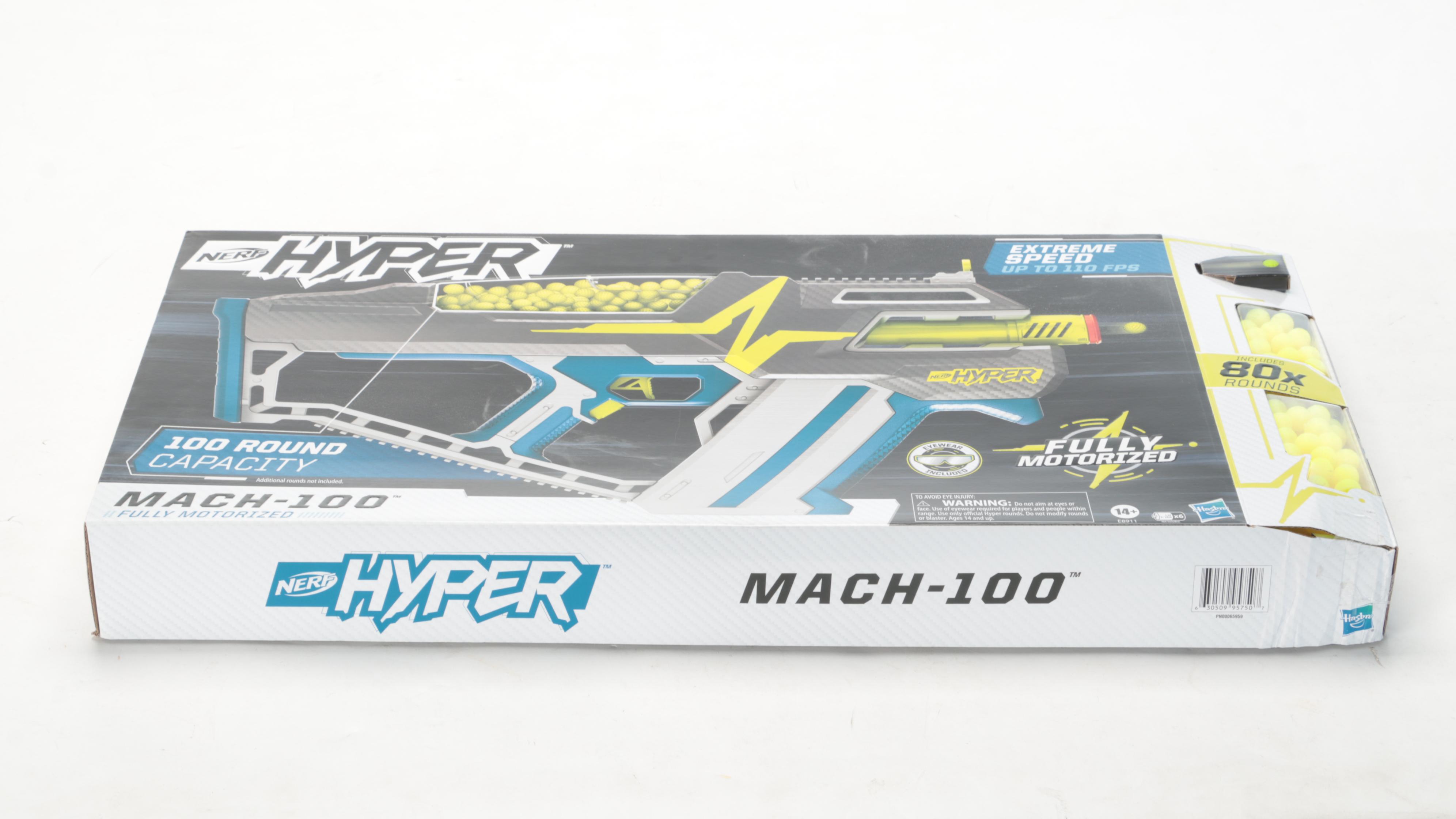 NERF Hyper Mach-100 Fully Motorized Blasters