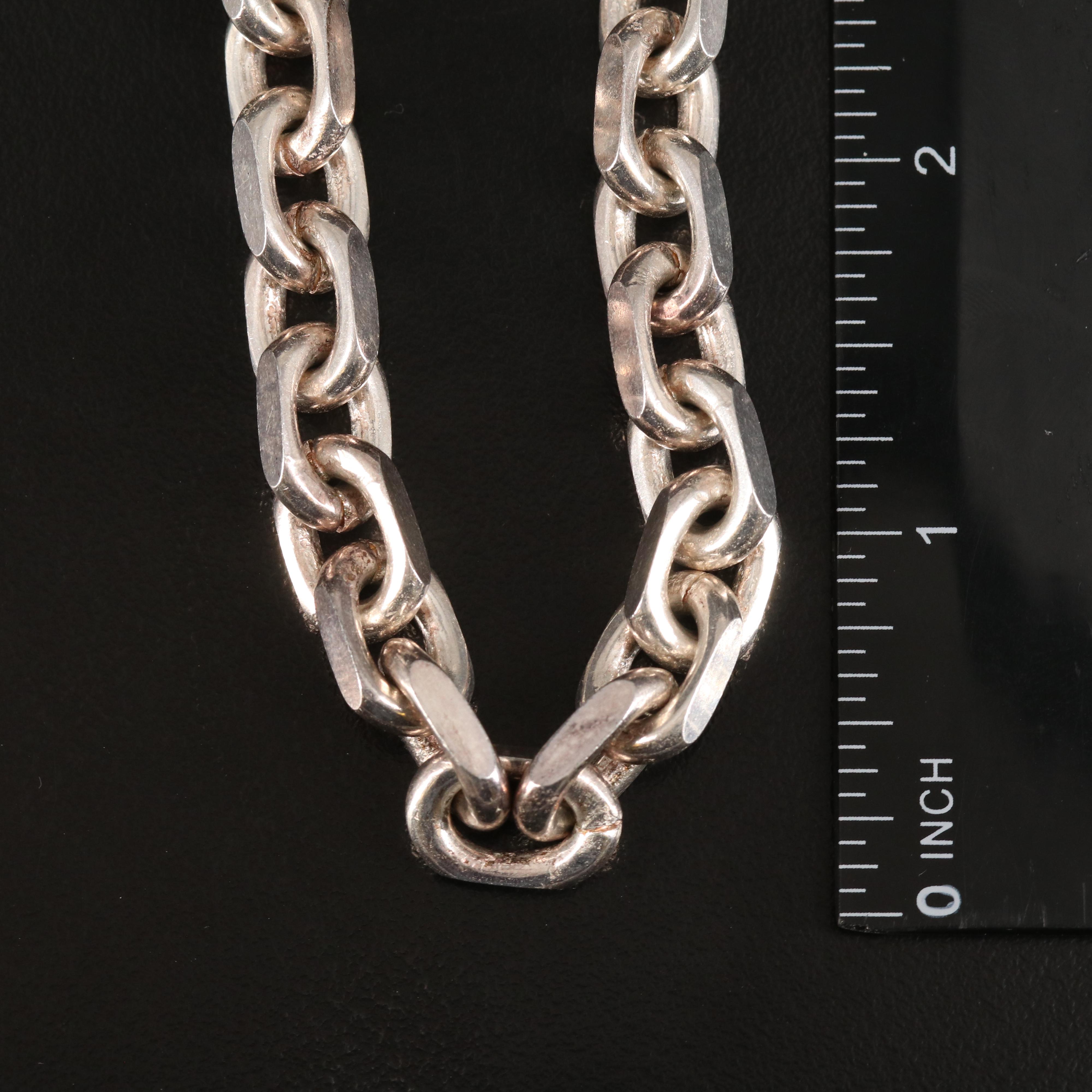 Necklace and Bracelet Set in Italian Sterling