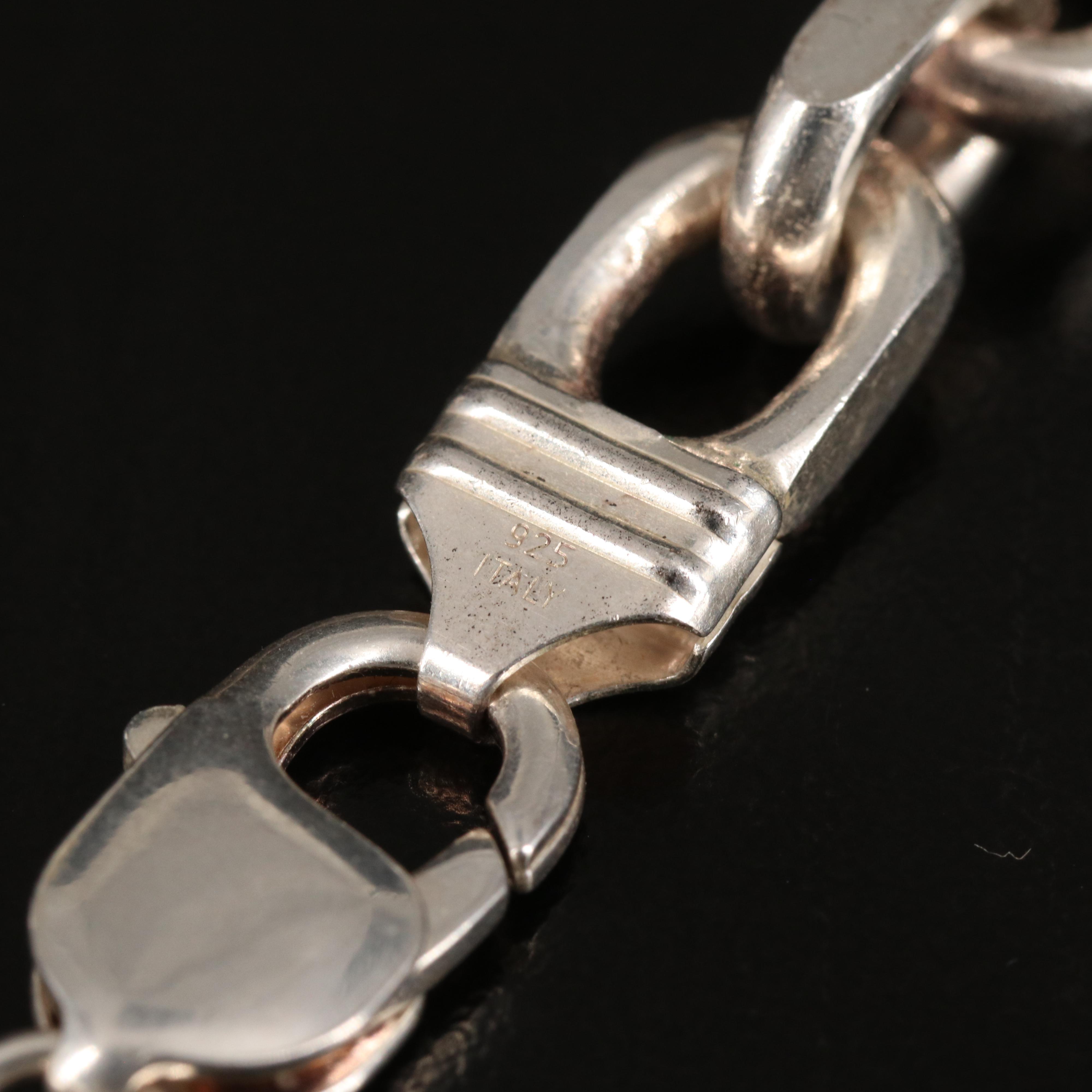 Necklace and Bracelet Set in Italian Sterling