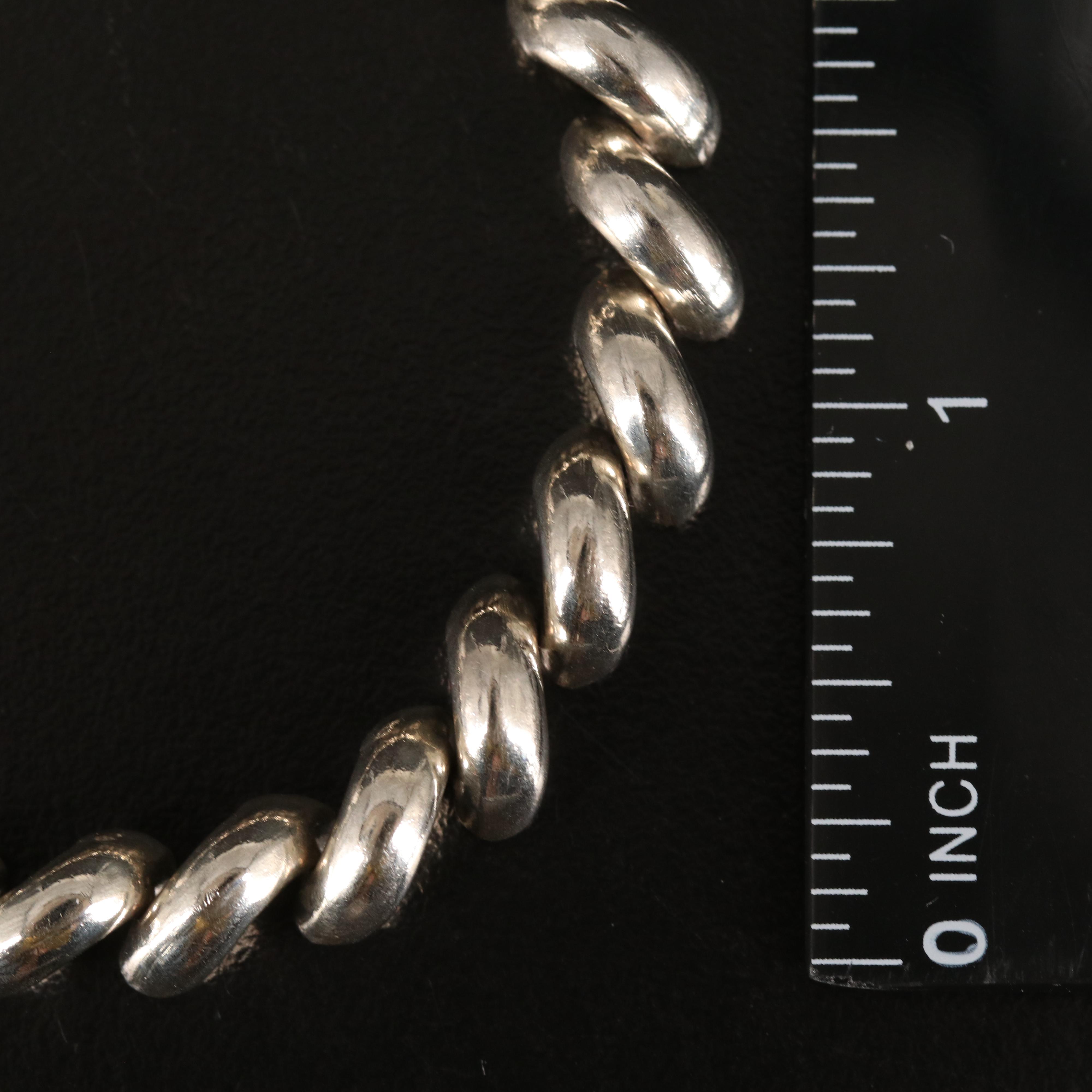 San Marco Chain Bracelet in Italian Sterling
