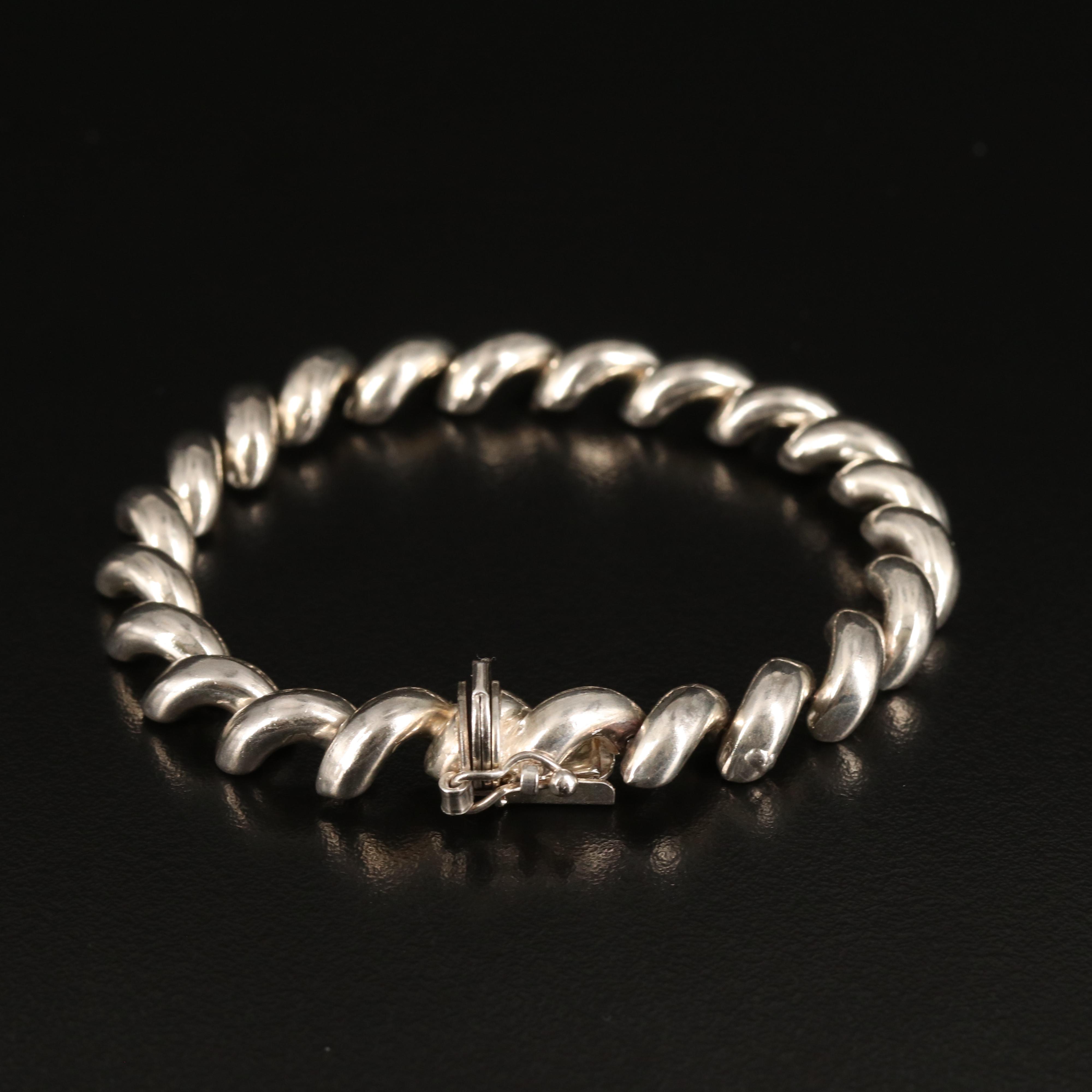 San Marco Chain Bracelet in Italian Sterling