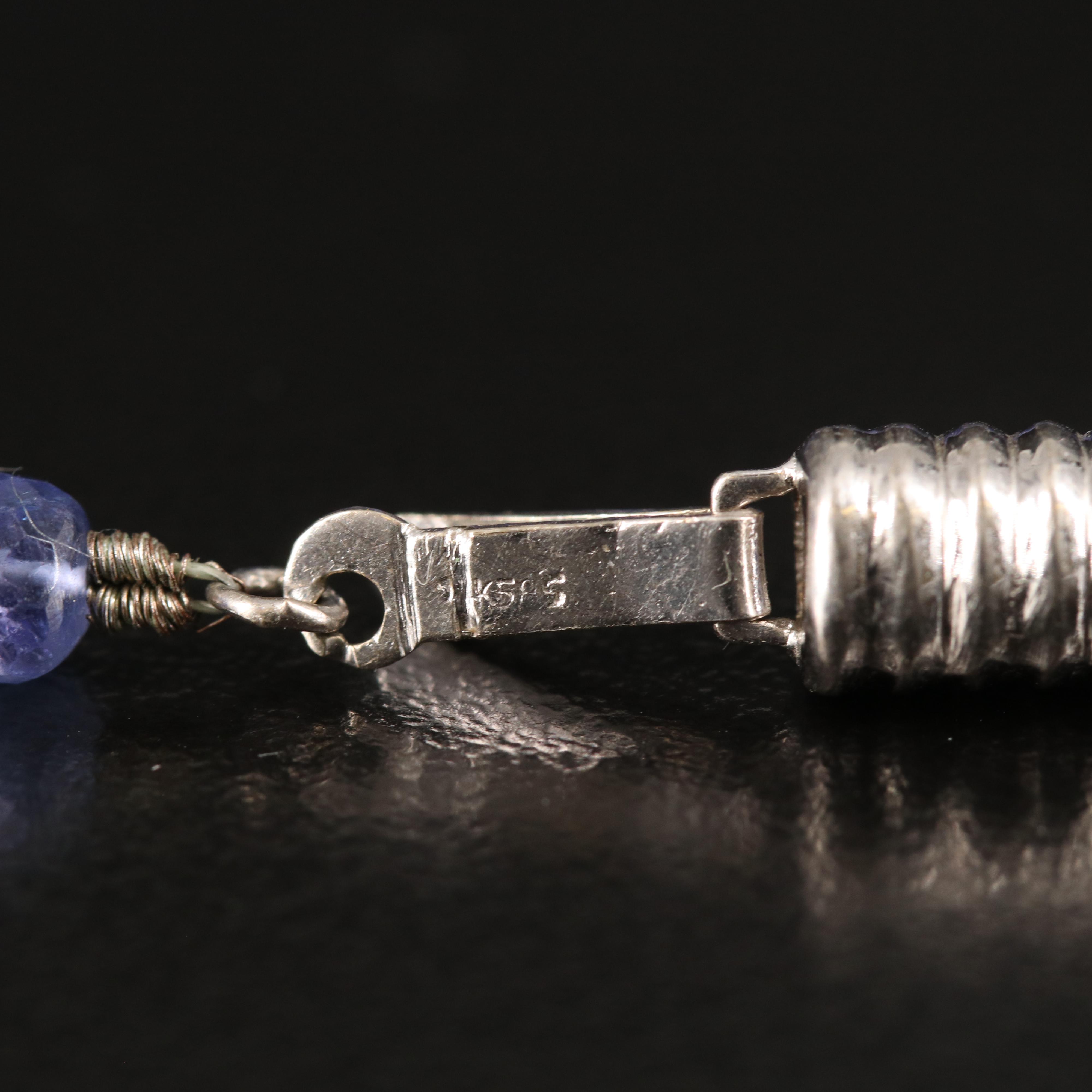 14K Tanzanite Bead Necklace