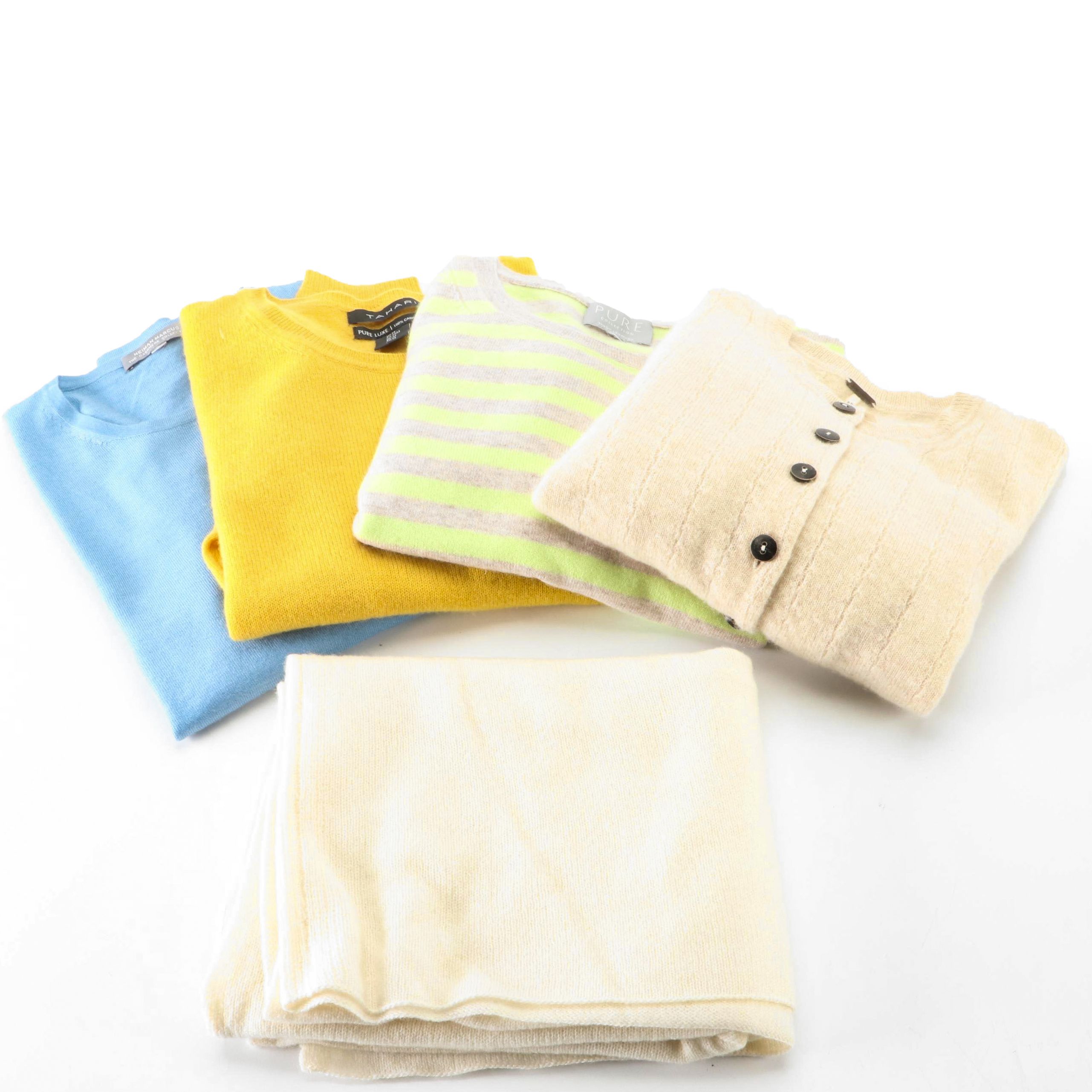 Free People, Tahari and More Cashmere Cardigan, Crew Neck Sweaters, and Poncho