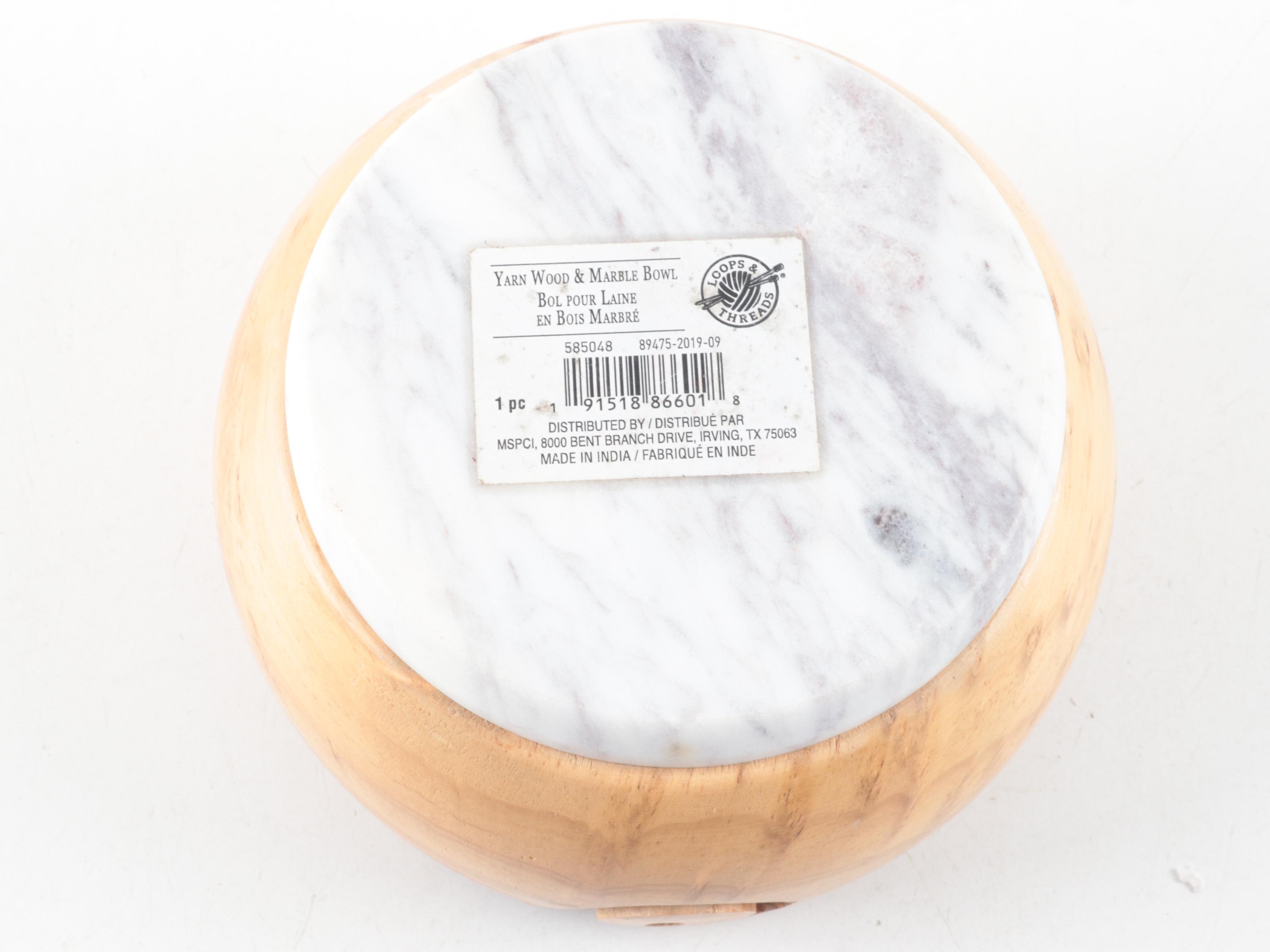 Copper Candle Holder with Decorative Yarn Bowl and Cork Wrapped Plastic Bottle