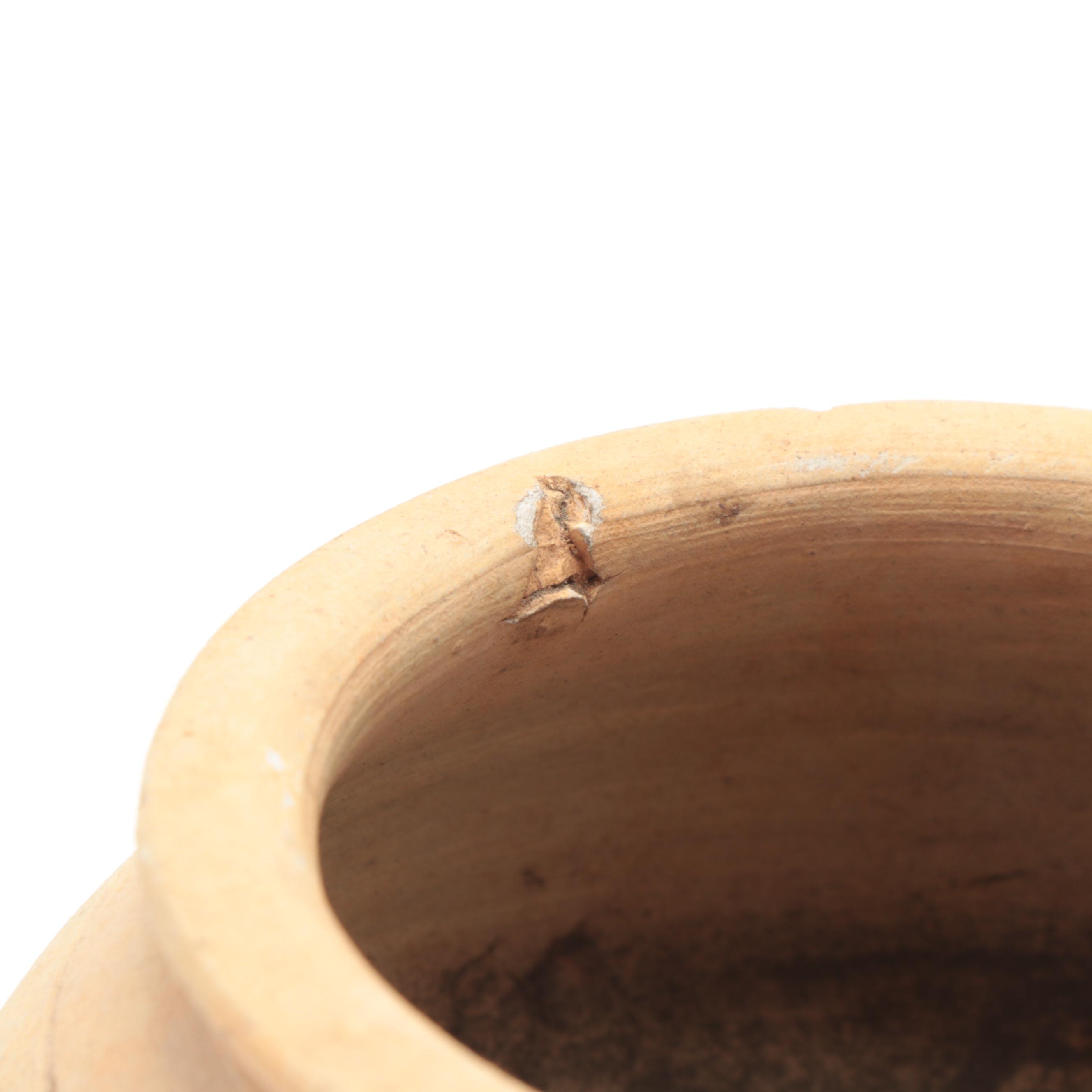 Excavated Vietnam Earthenware Pot and Cup with Guatemalan Cup, Antique