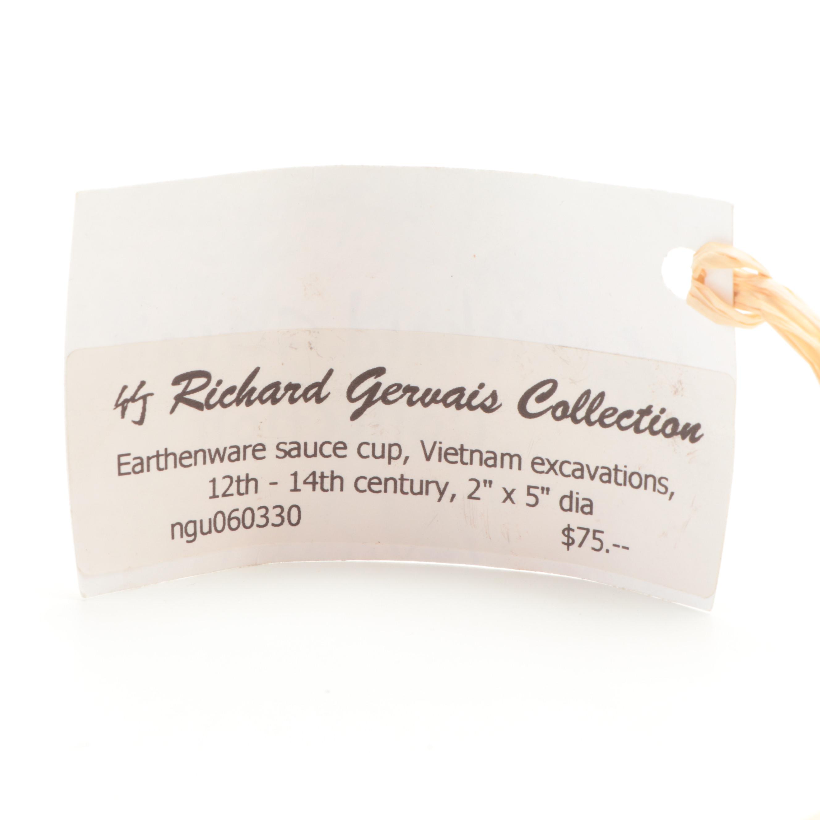 Excavated Vietnam Earthenware Pot and Cup with Guatemalan Cup, Antique