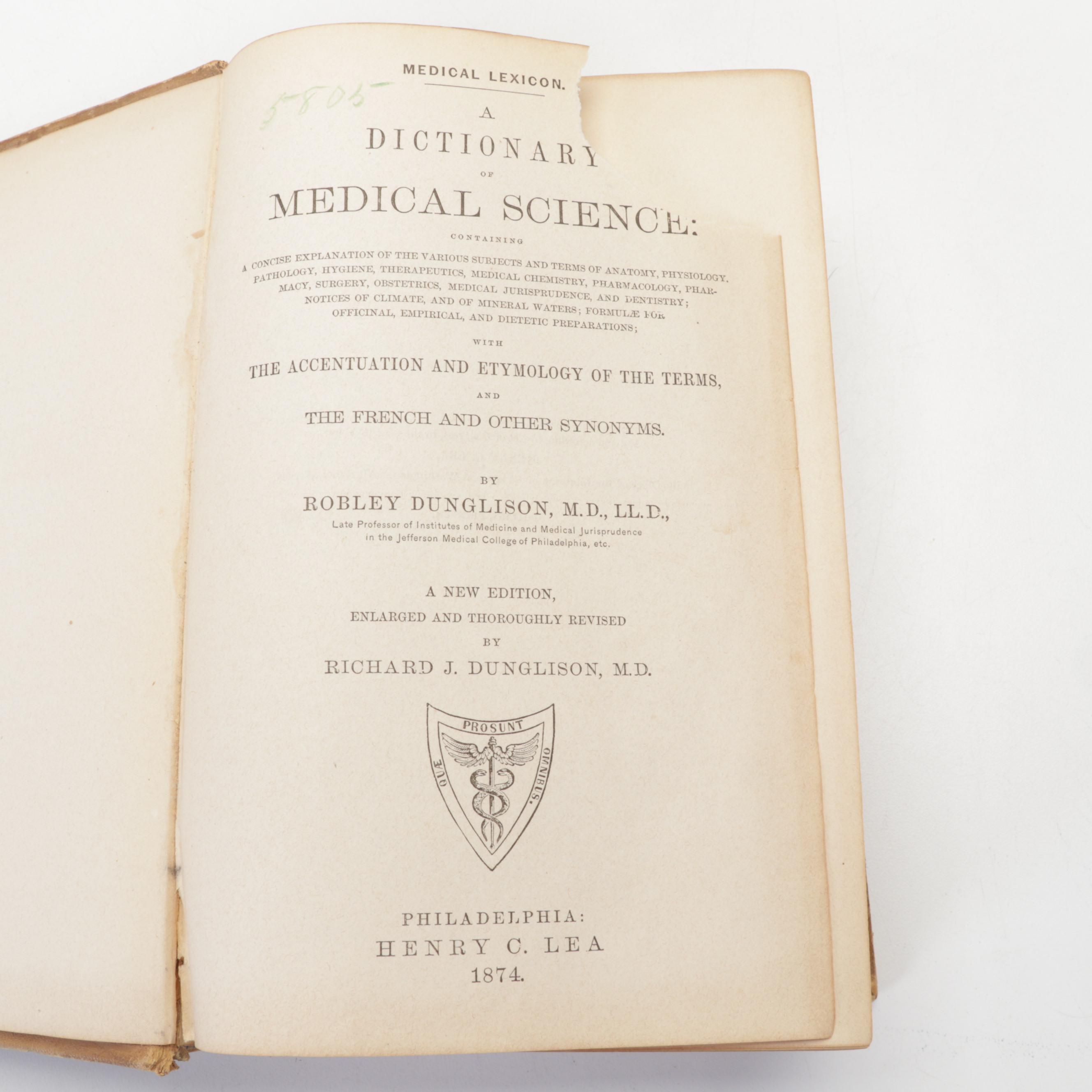 Medical Books, Troemner Tabletop Scale, Copper Spittoon, Kettle, and More