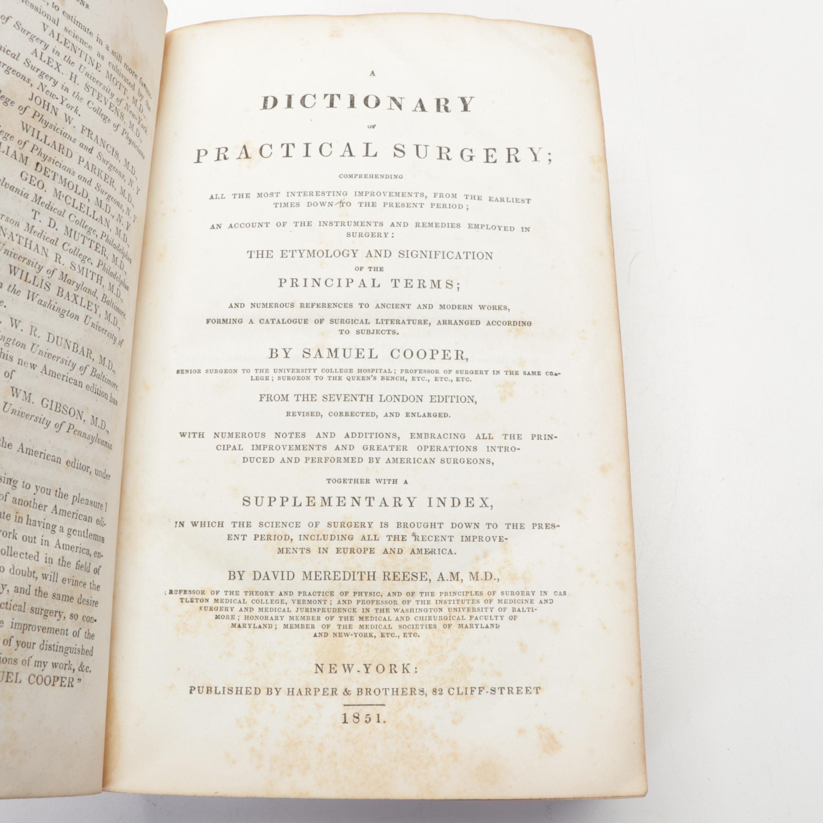 Medical Books, Troemner Tabletop Scale, Copper Spittoon, Kettle, and More